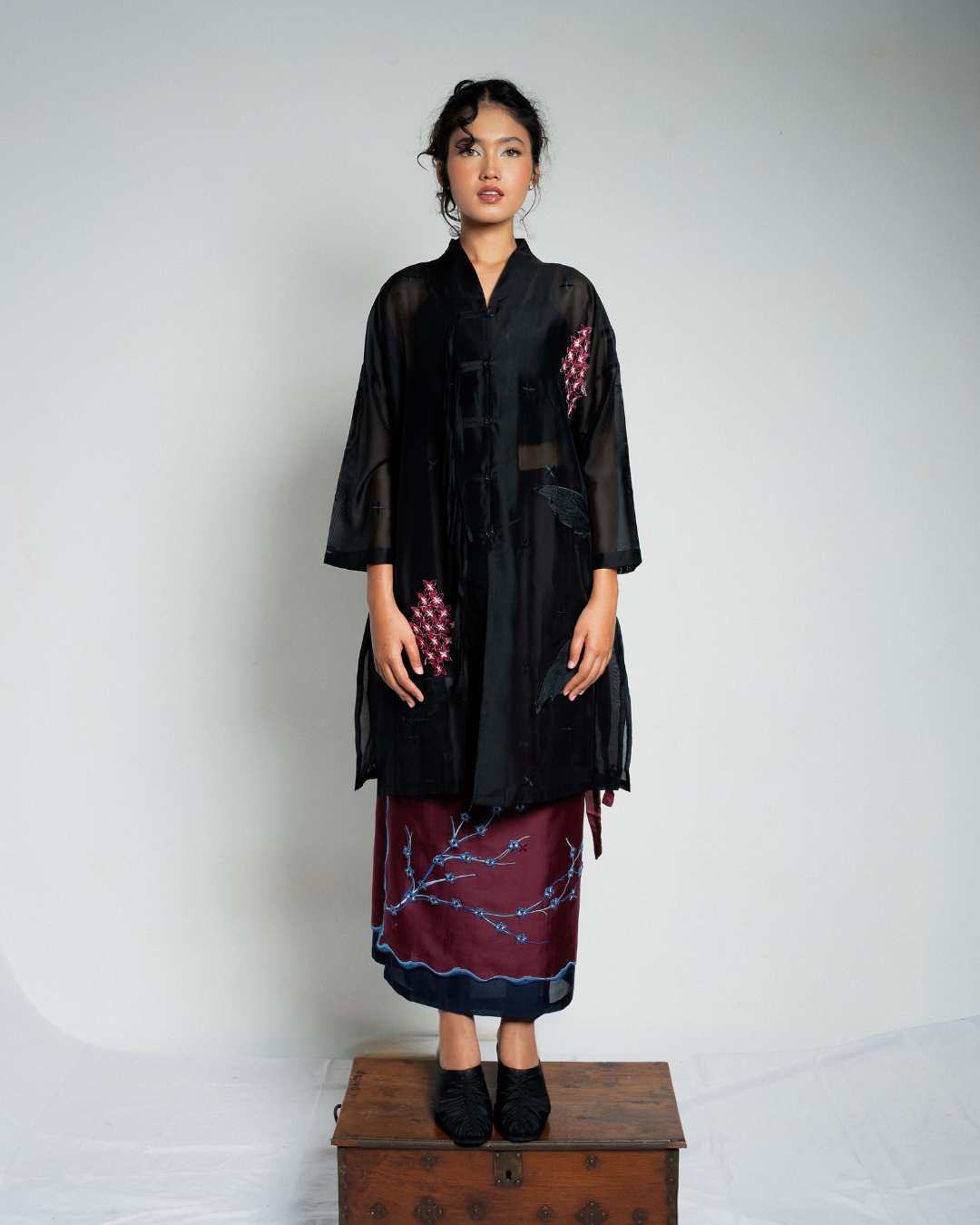 BOOLAO Geranium Kebaya Tunik Panjang