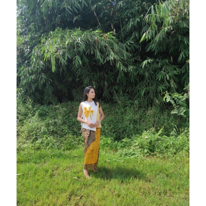 BOOLAO Coral Flower Vest (Rompi Shibori Ornament)