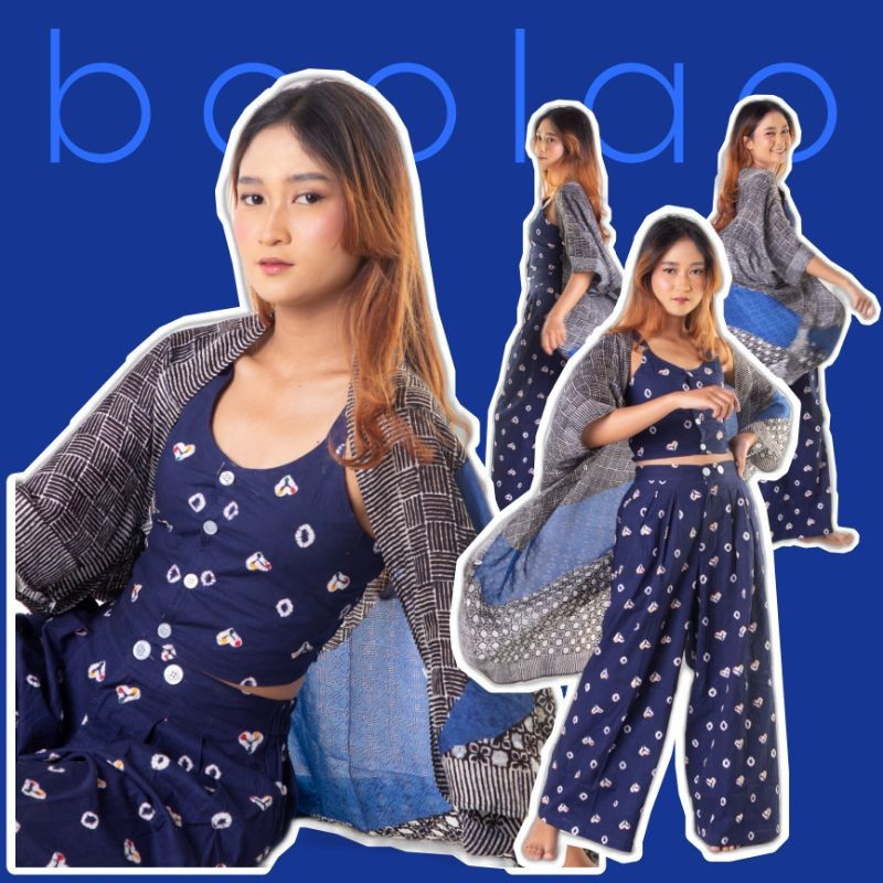 BOOLAO Outer Scarves Citarum - Biru