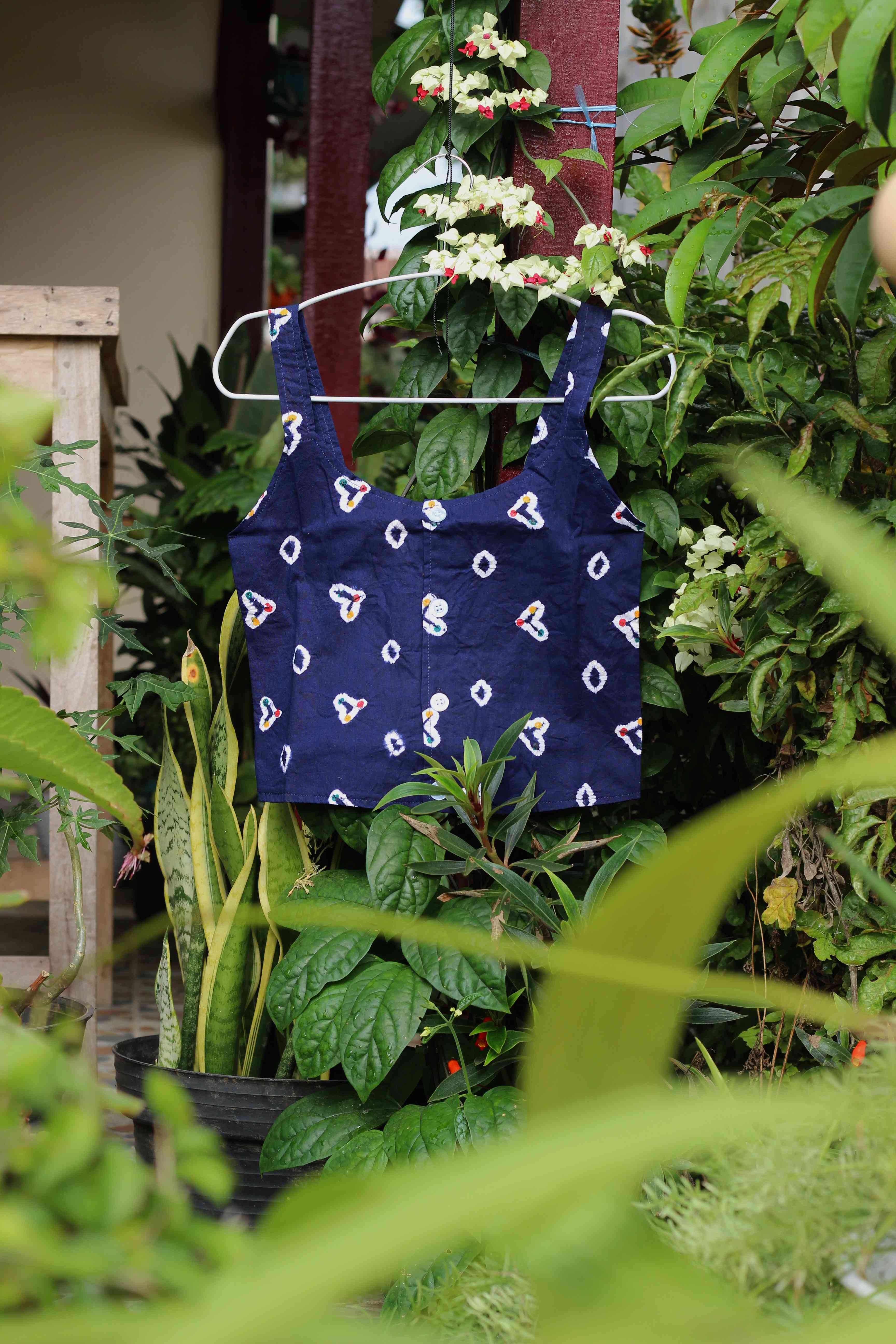 BOOLAO Kutang Kerut Jumputan (Tank Top Batik)