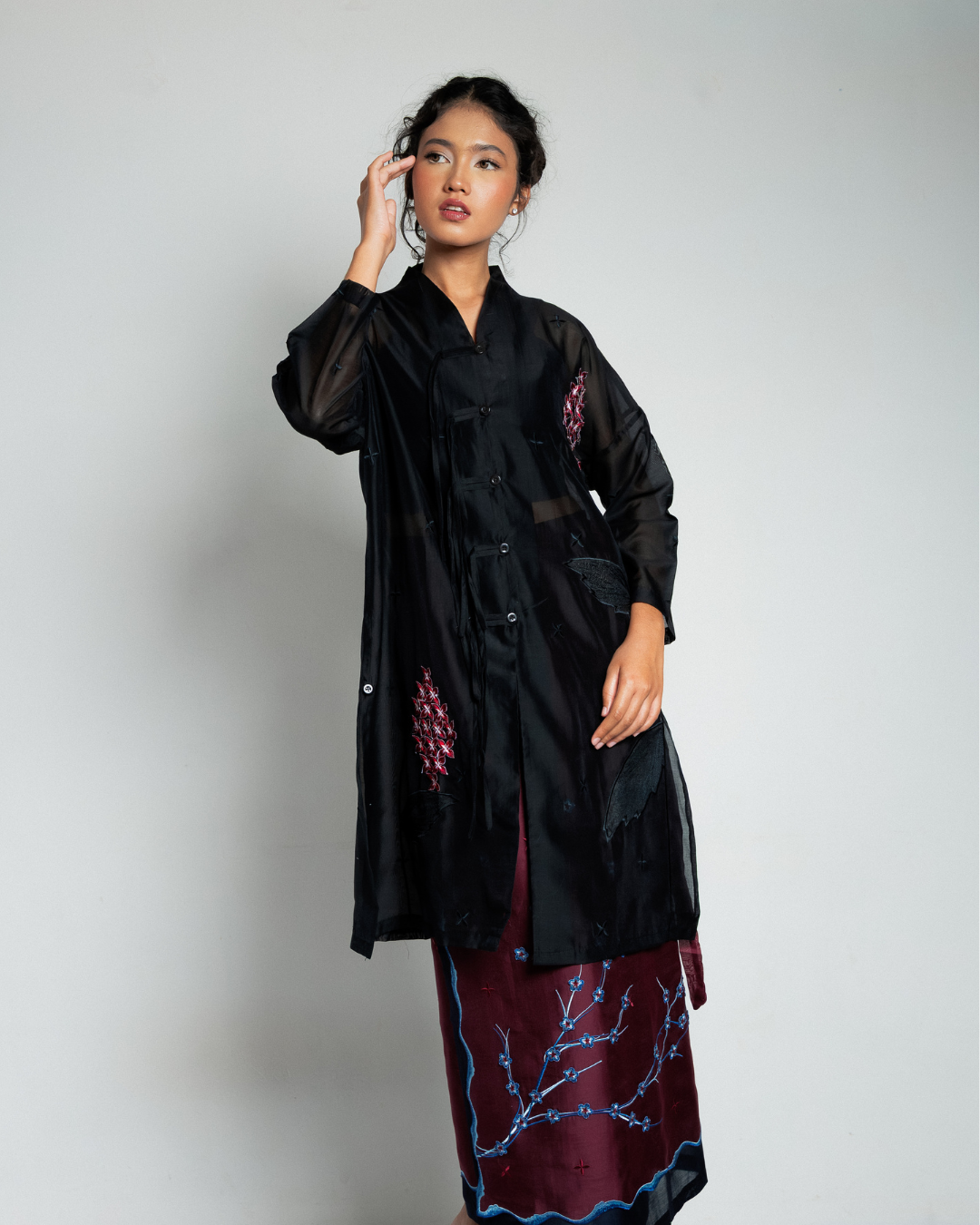 BOOLAO Geranium Kebaya Tunik Panjang