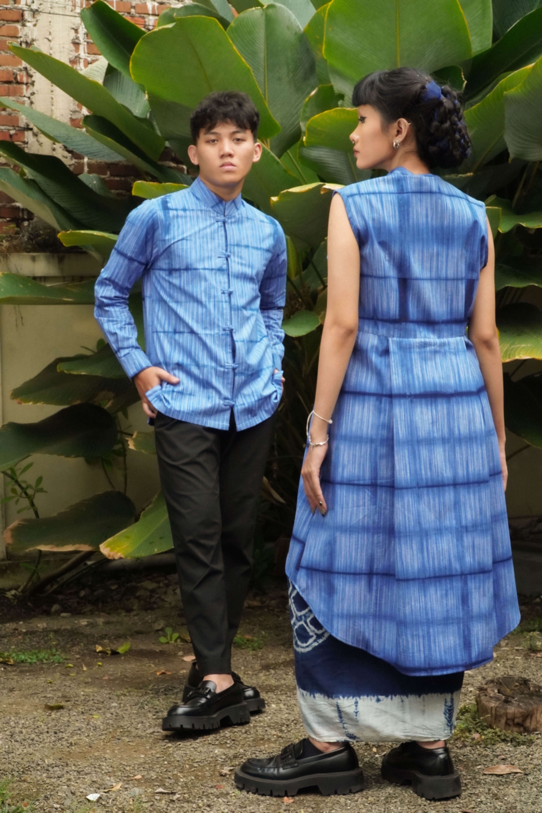 BOOLAO Sarimbit Lapis - Kemeja Pria