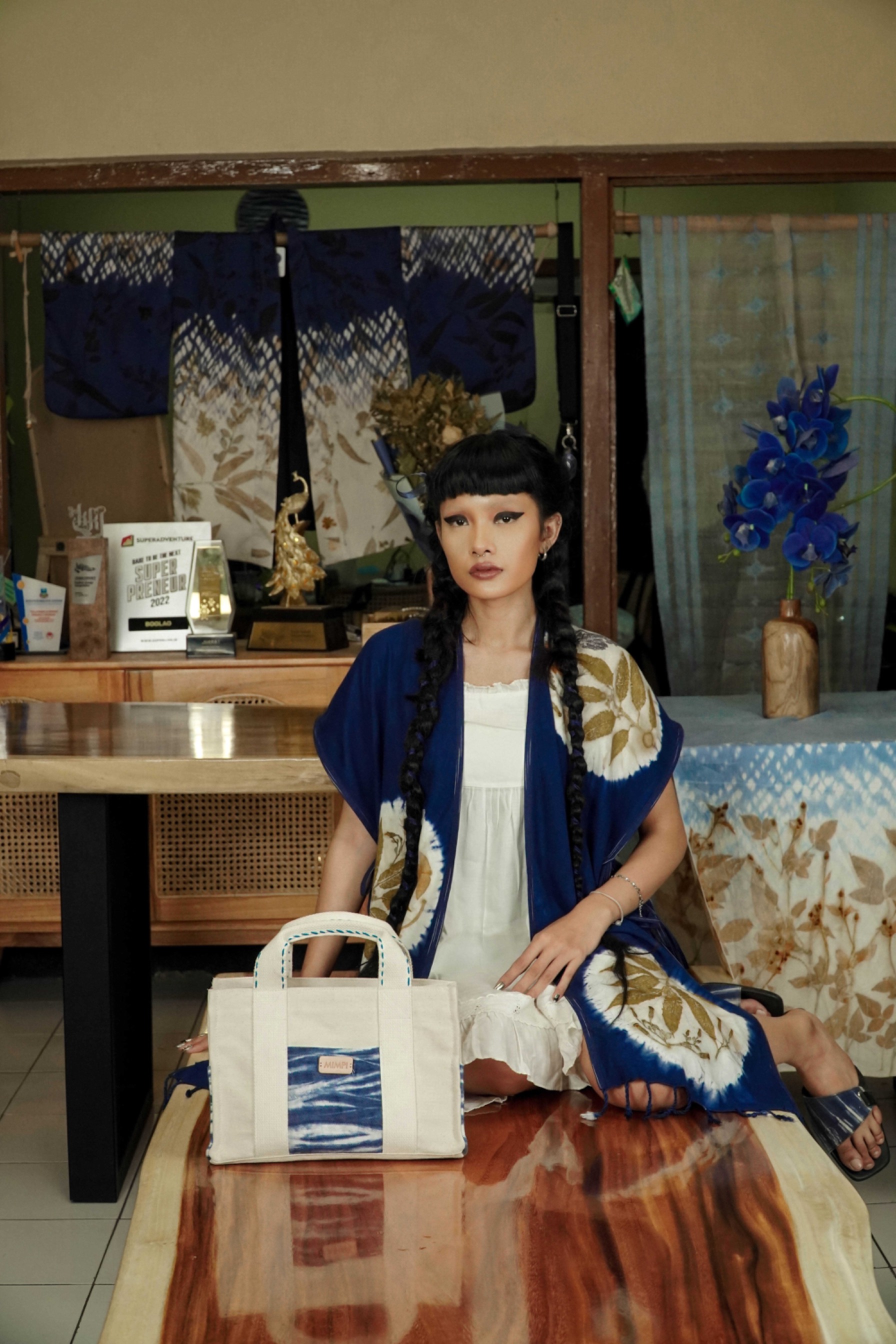 BOOLAO Outer Flowermoon Ecoprint