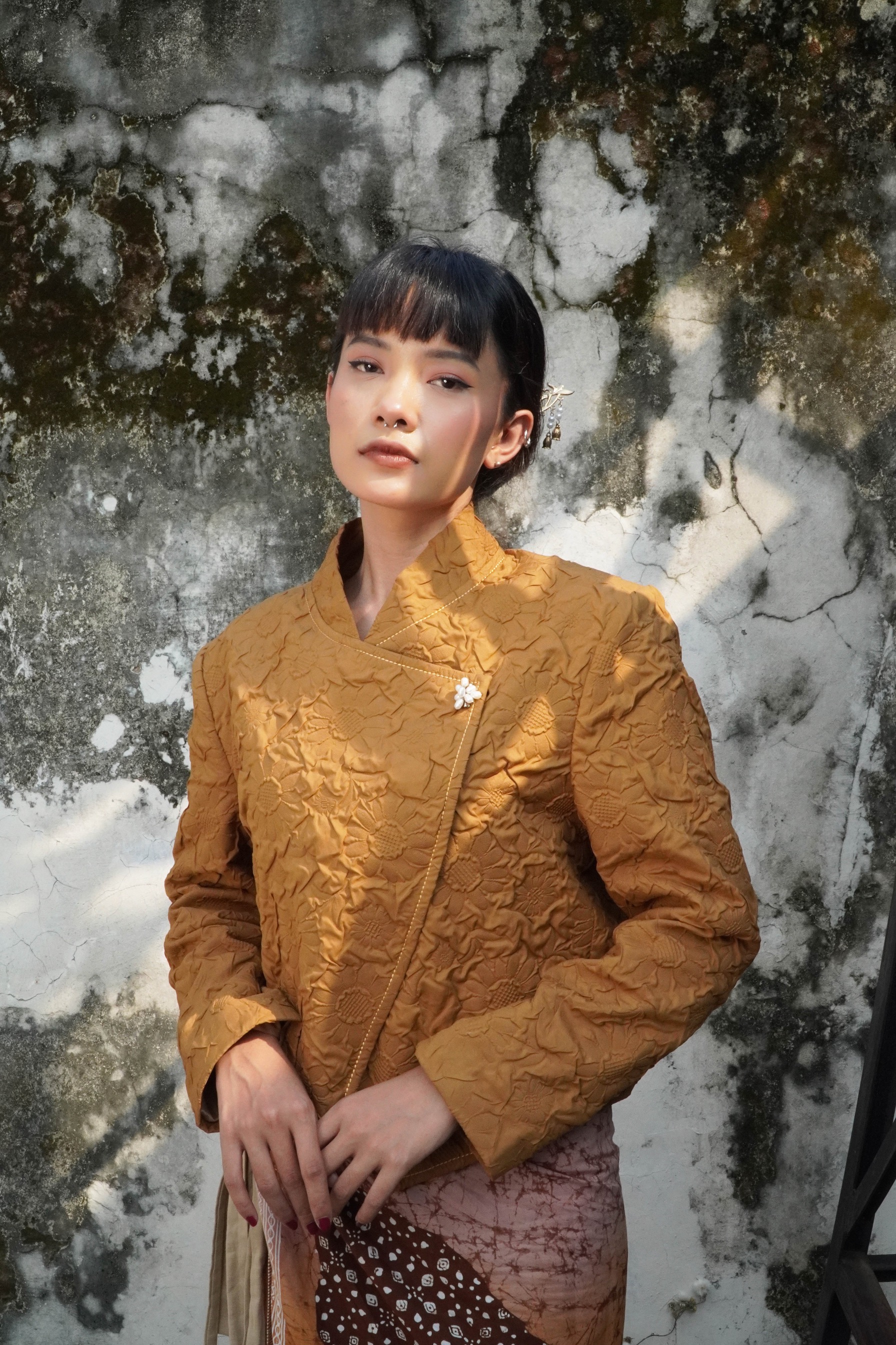BOOLAO Beskap Janggan Genderless M-Boss - Brown