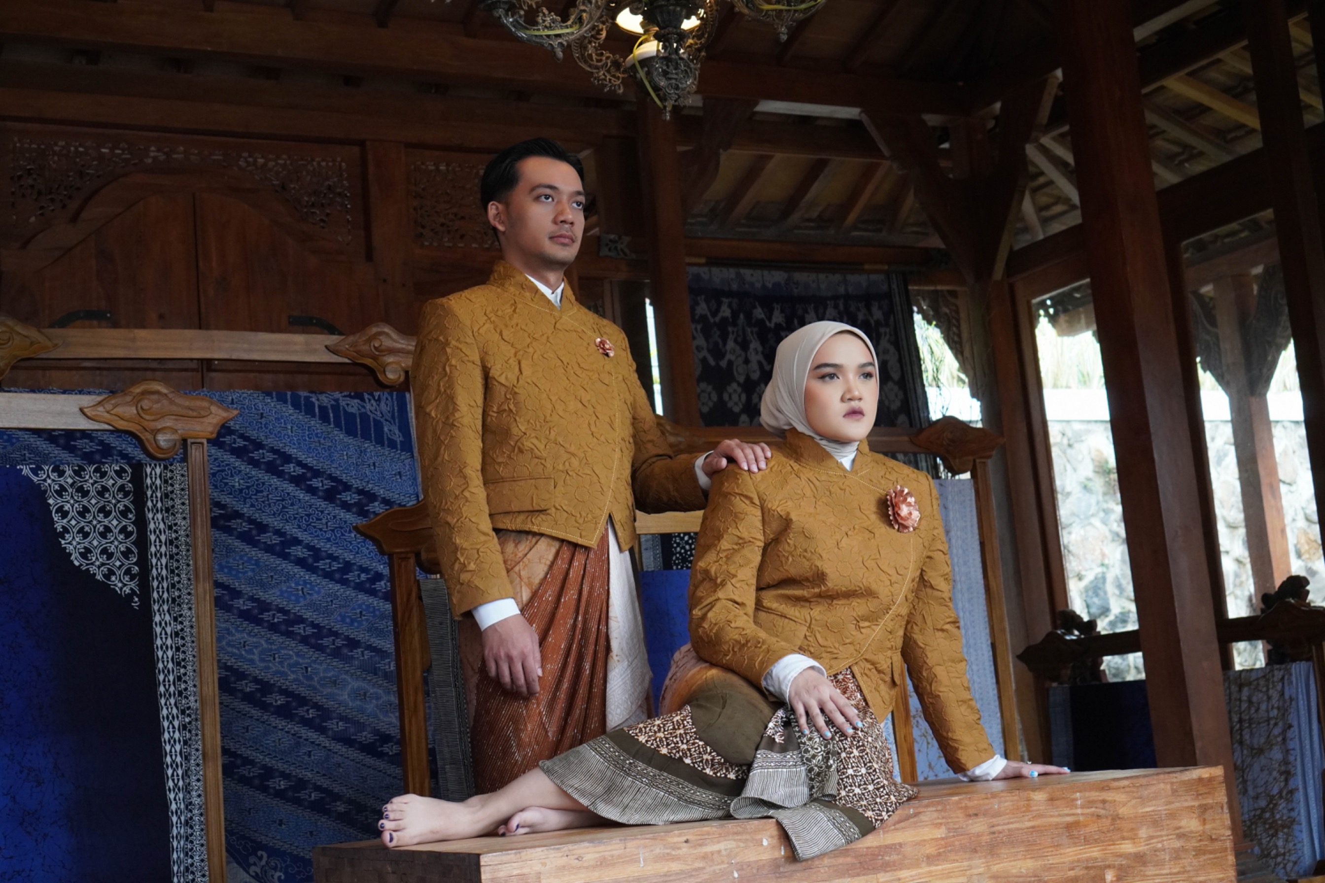 BOOLAO Beskap Janggan Genderless M-Boss - Brown