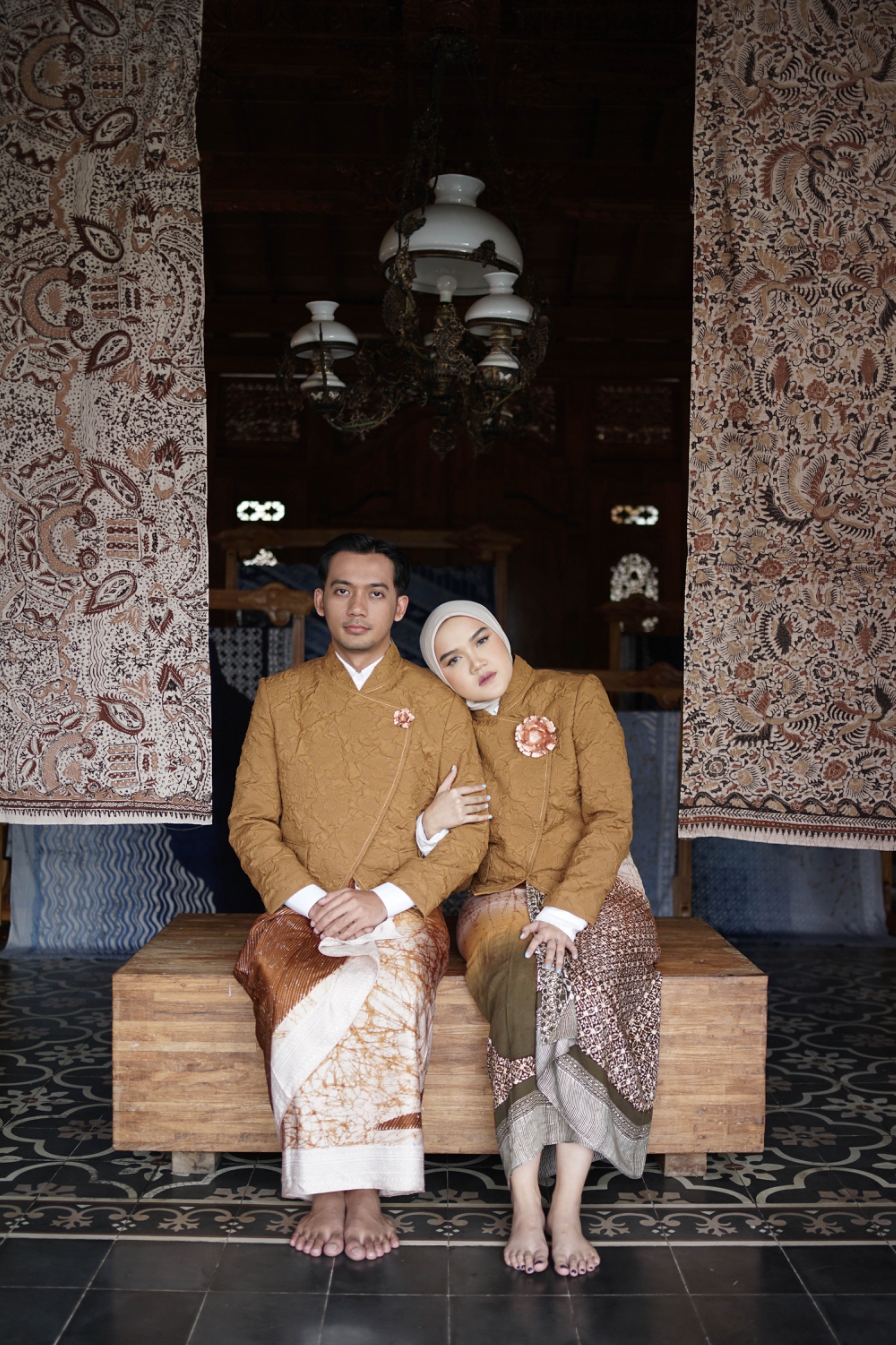 BOOLAO Beskap Janggan Genderless M-Boss - Brown