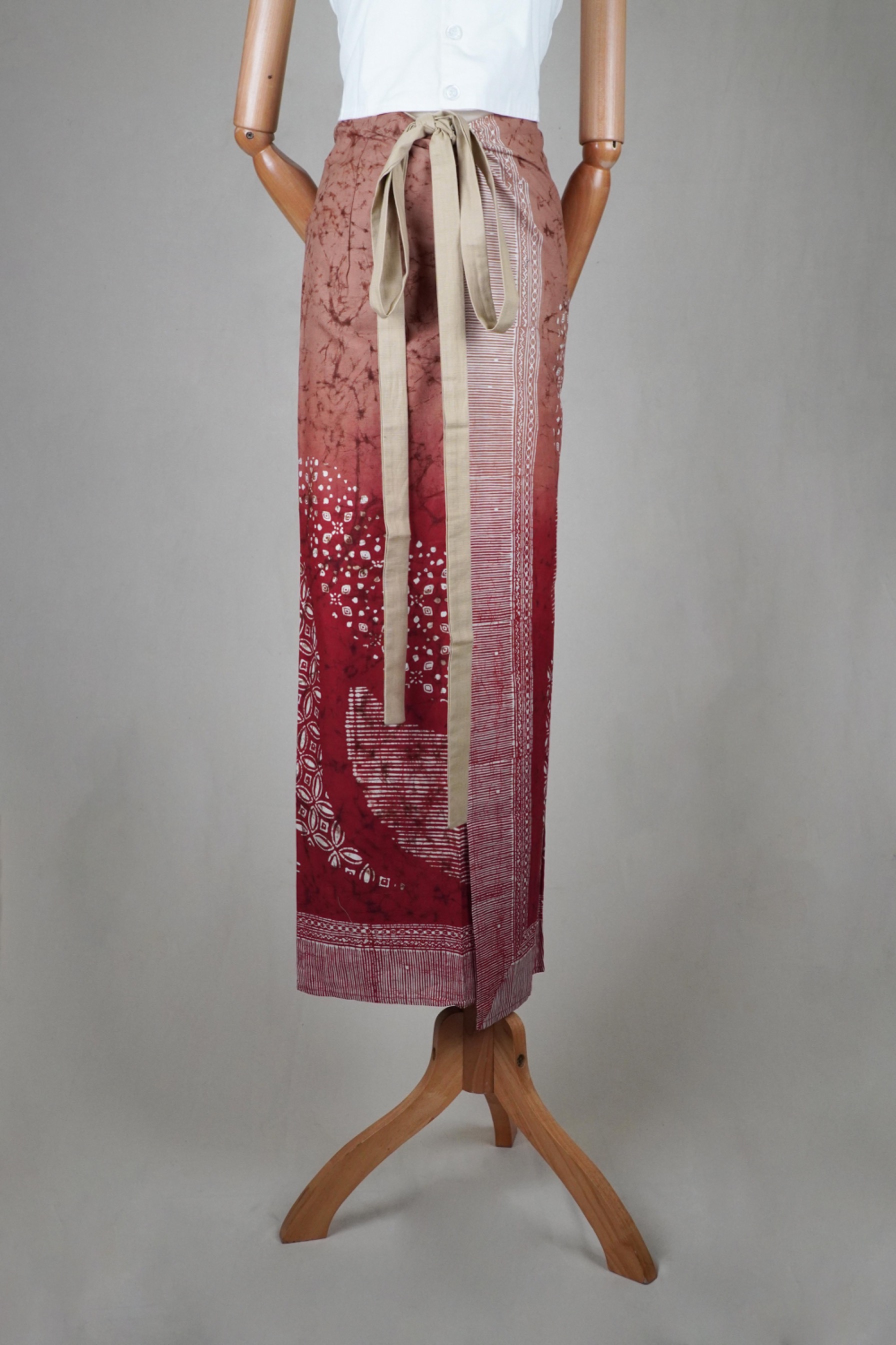 BOOLAO Lembayung Saroong Wrap Skirt - Lembayung Jingga