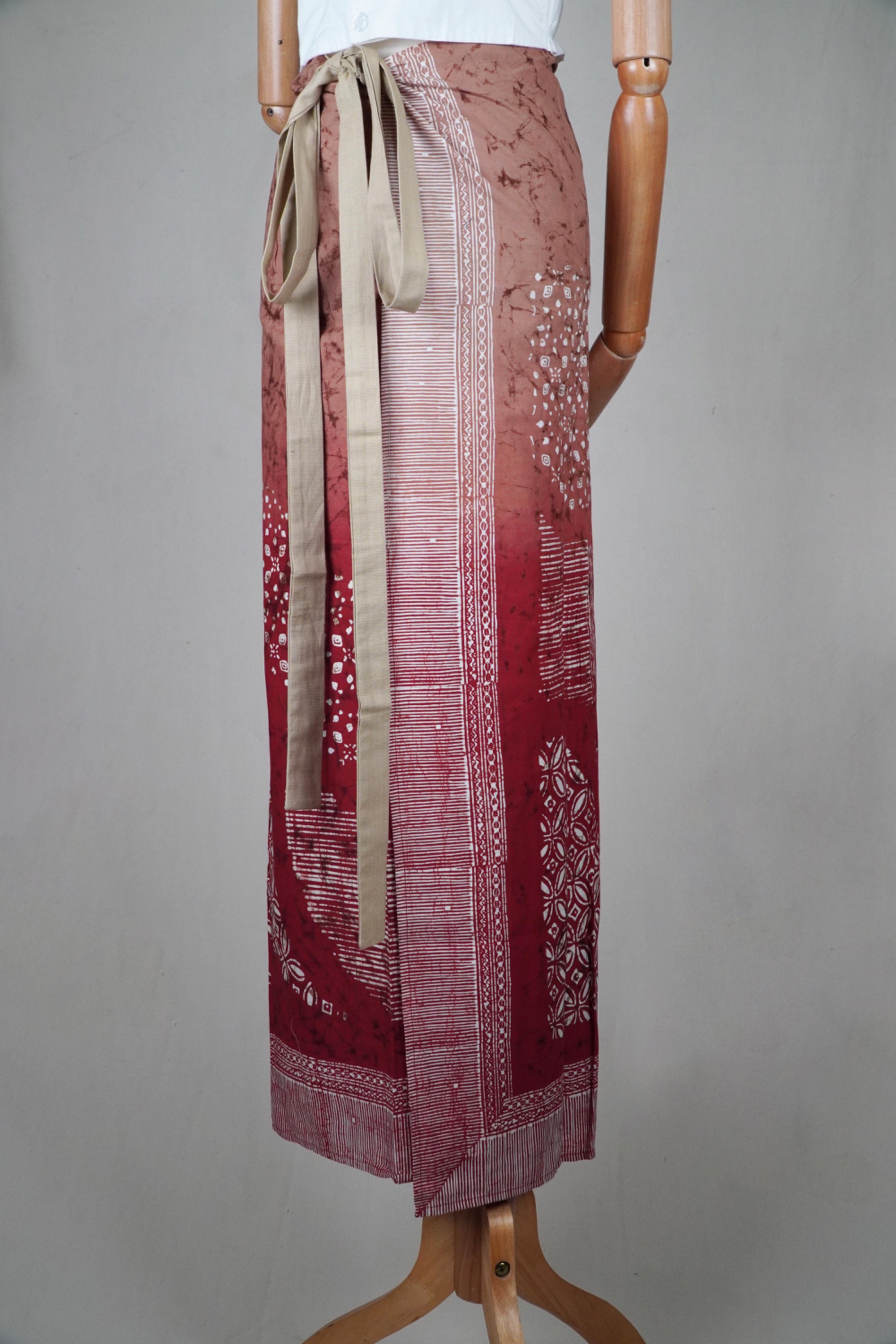 BOOLAO Lembayung Saroong Wrap Skirt - Lembayung Jingga