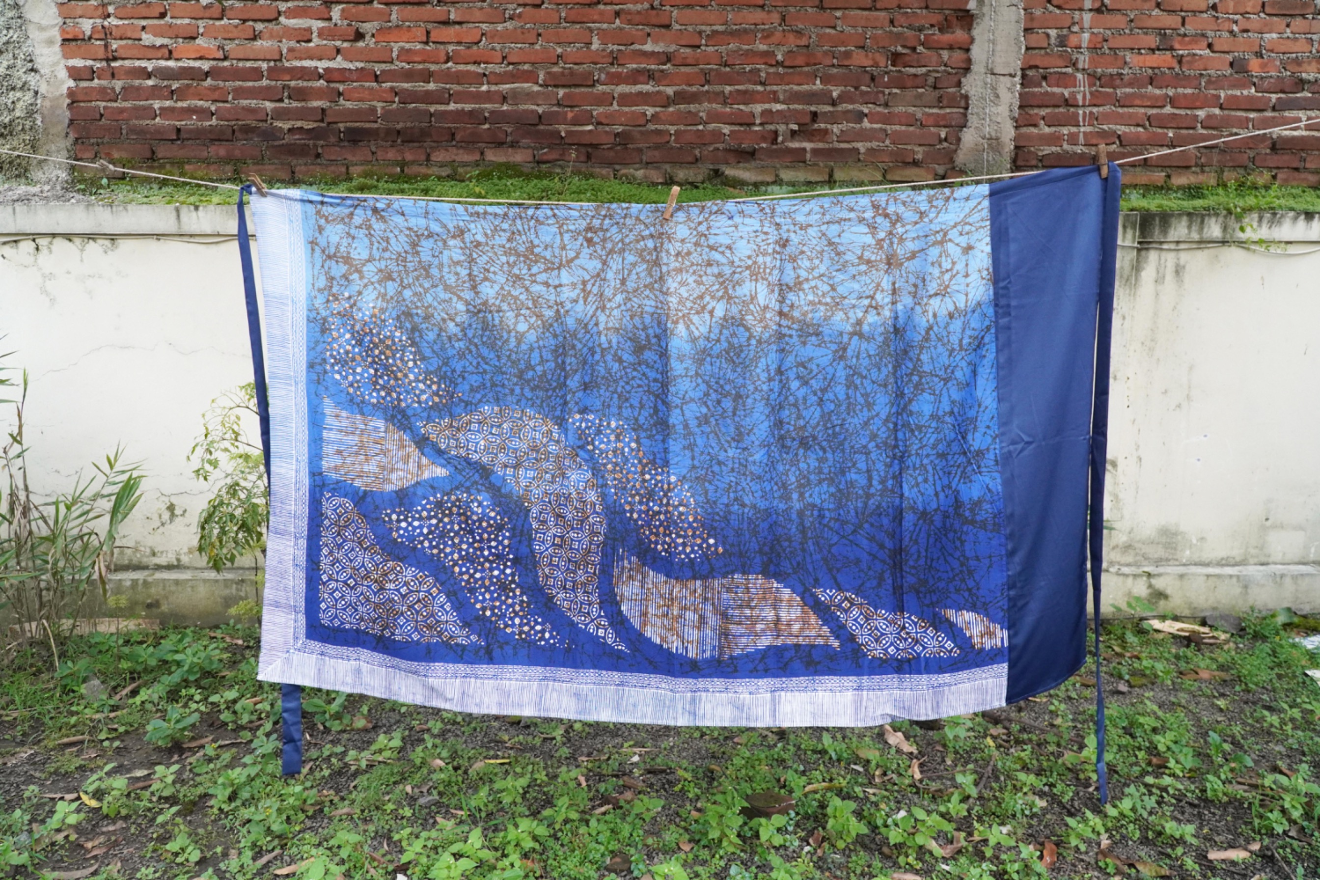 BOOLAO Lembayung Saroong Wrap Skirt - Lembayung Biru