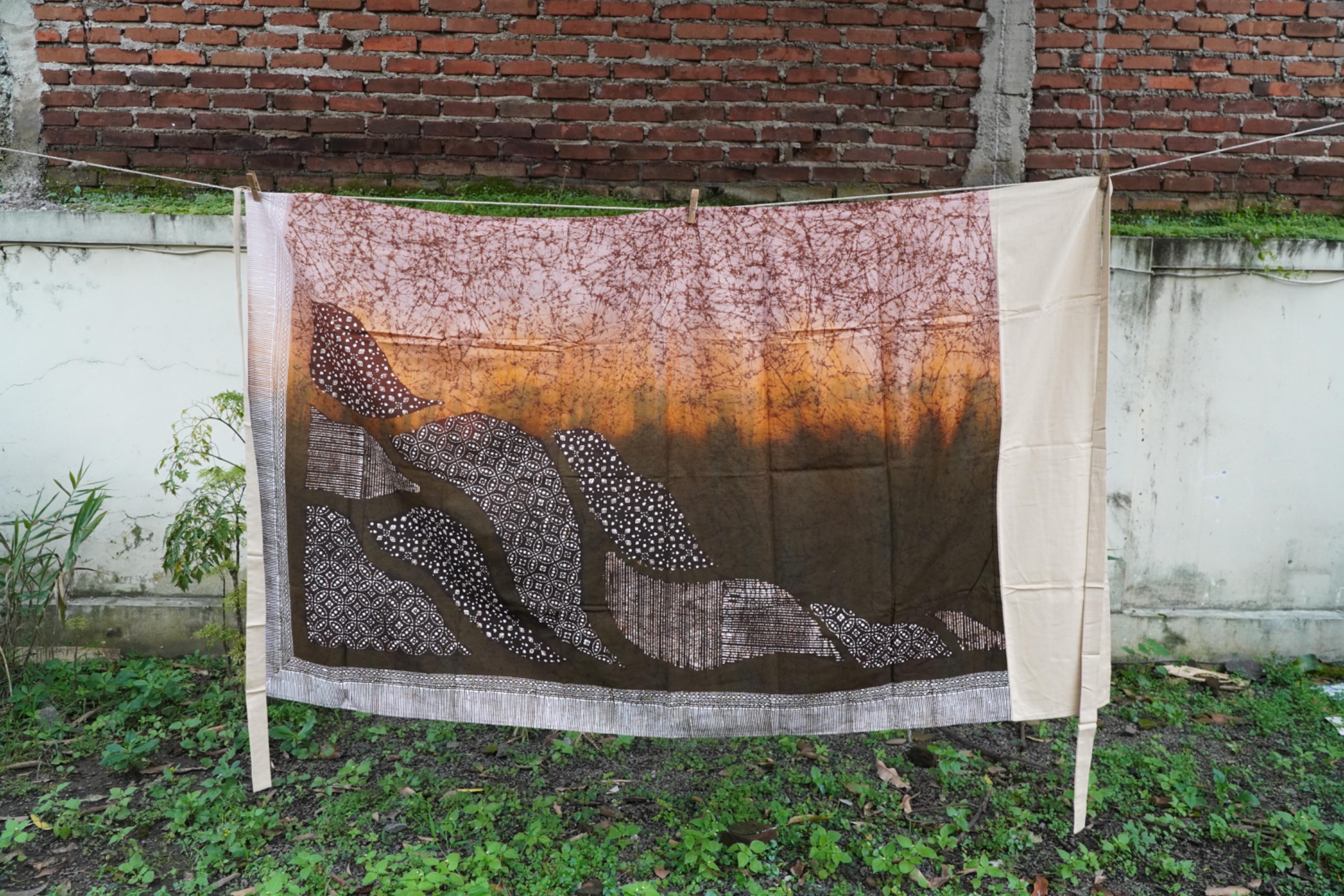 BOOLAO Lembayung Saroong wrap Skirt - Lembayung Coklat