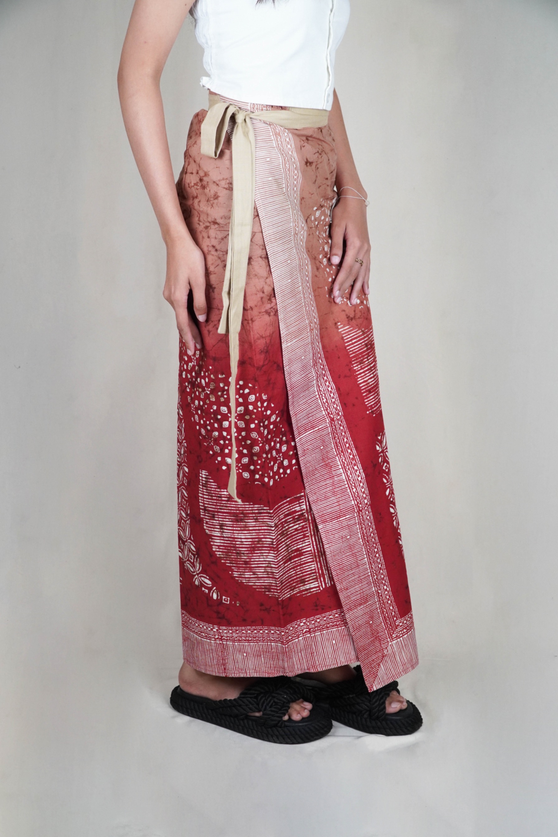 BOOLAO Lembayung Saroong Wrap Skirt - Lembayung Jingga