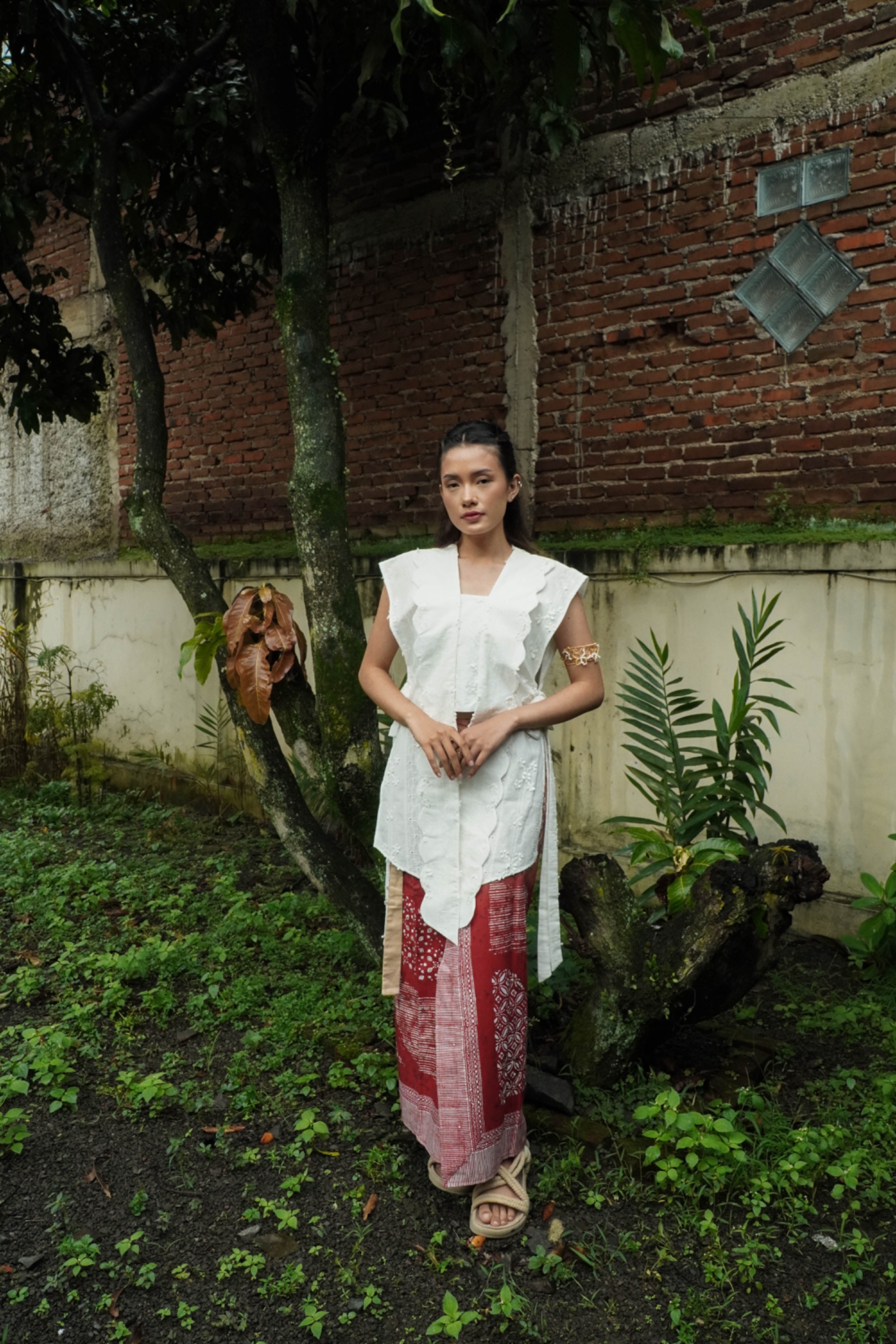 BOOLAO Lembayung Saroong Wrap Skirt - Lembayung Jingga