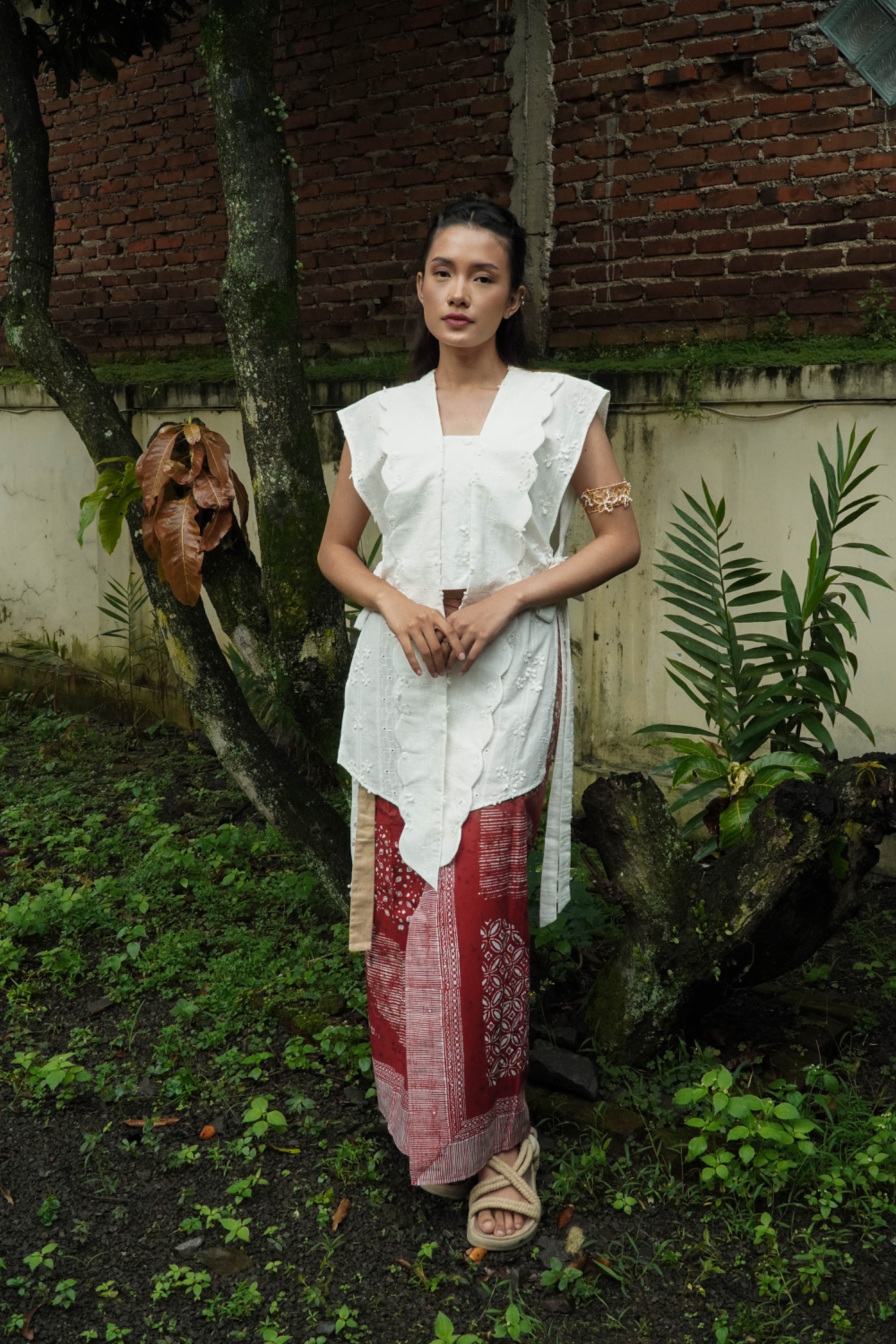 BOOLAO Lembayung Saroong Wrap Skirt - Lembayung Jingga