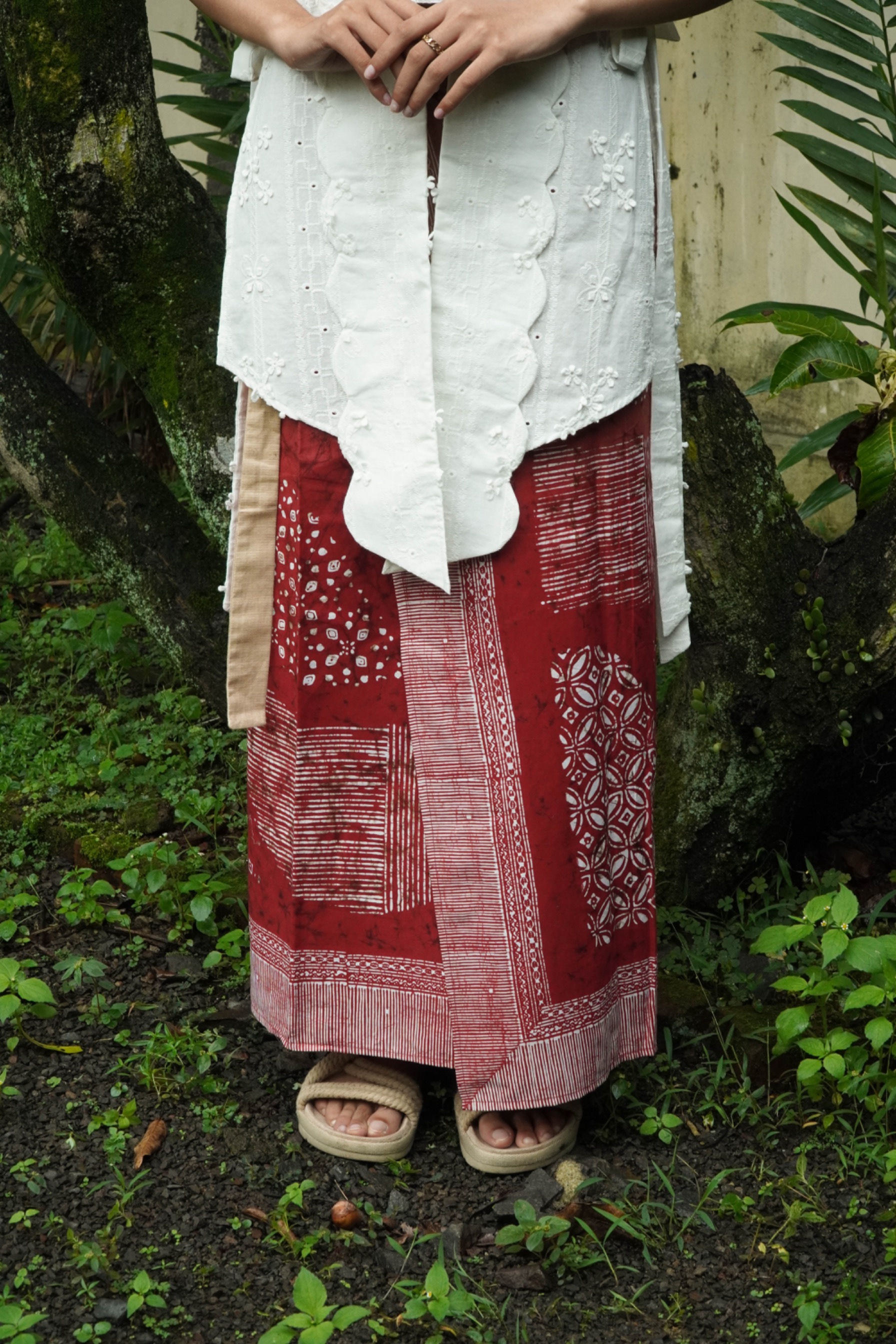 BOOLAO Lembayung Saroong Wrap Skirt - Lembayung Jingga