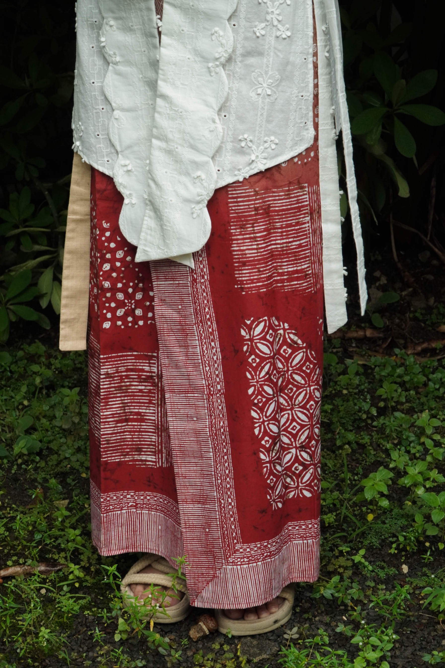 BOOLAO Lembayung Saroong Wrap Skirt - Lembayung Jingga