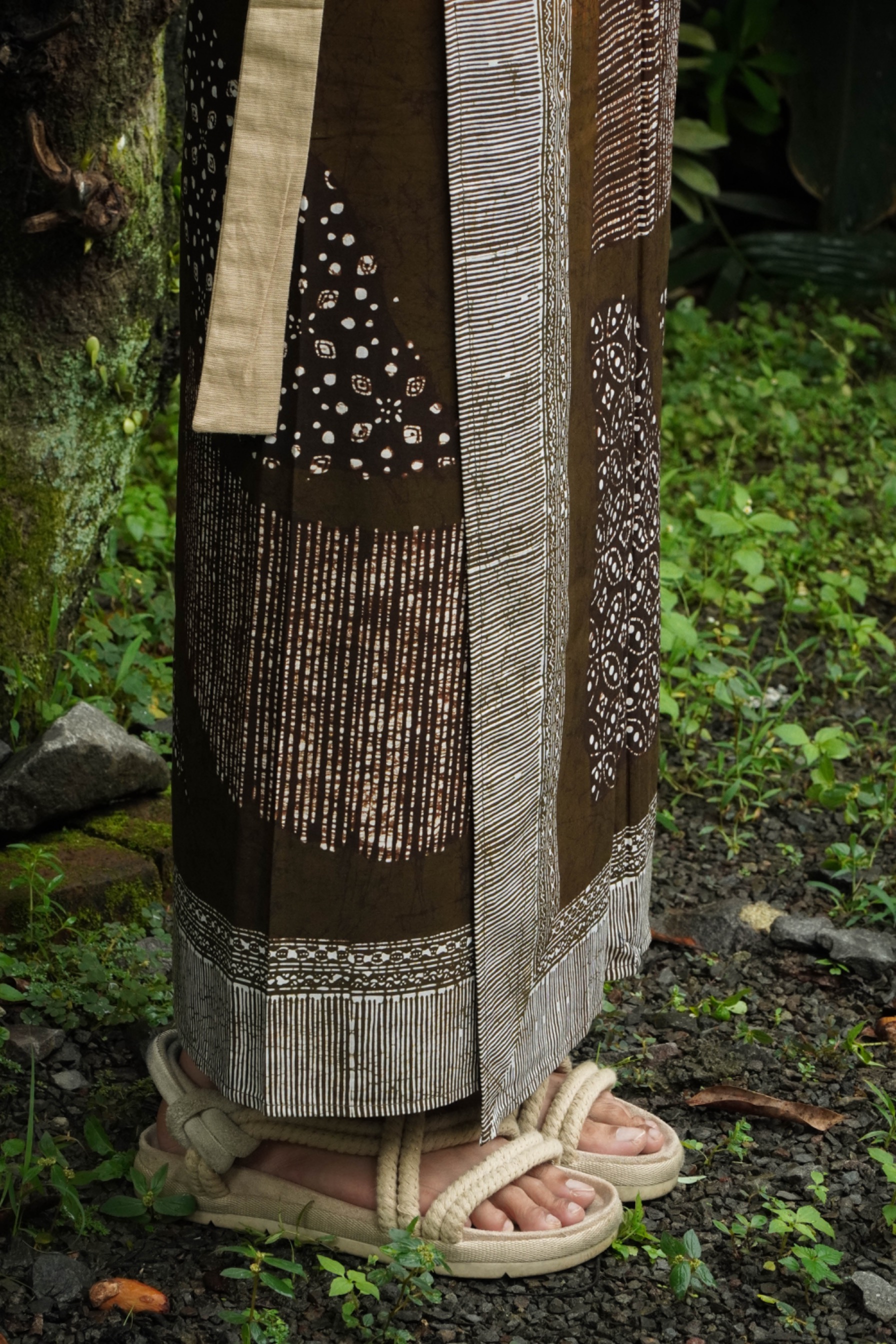 BOOLAO Lembayung Saroong wrap Skirt - Lembayung Coklat