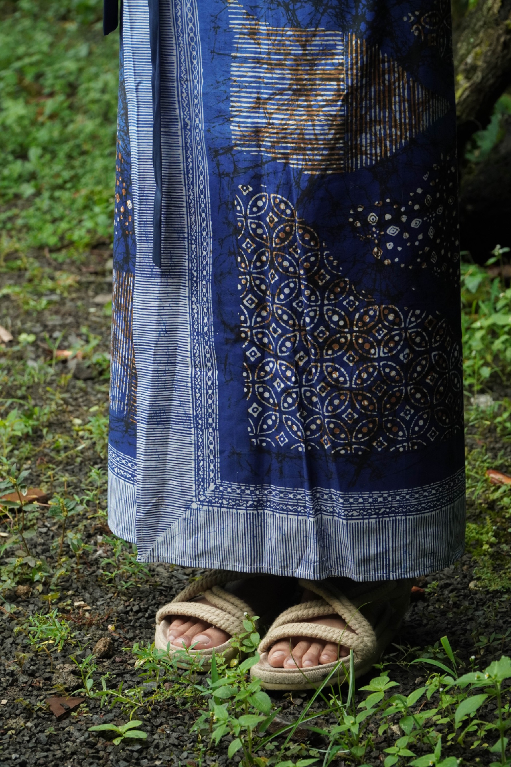 BOOLAO Lembayung Saroong Wrap Skirt - Lembayung Biru