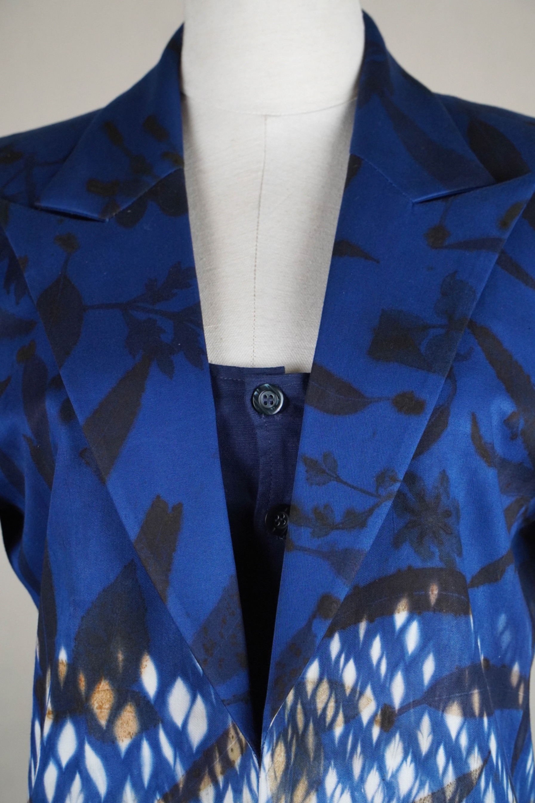 BOOLAO Shibori On Ecoprint BLAZER
