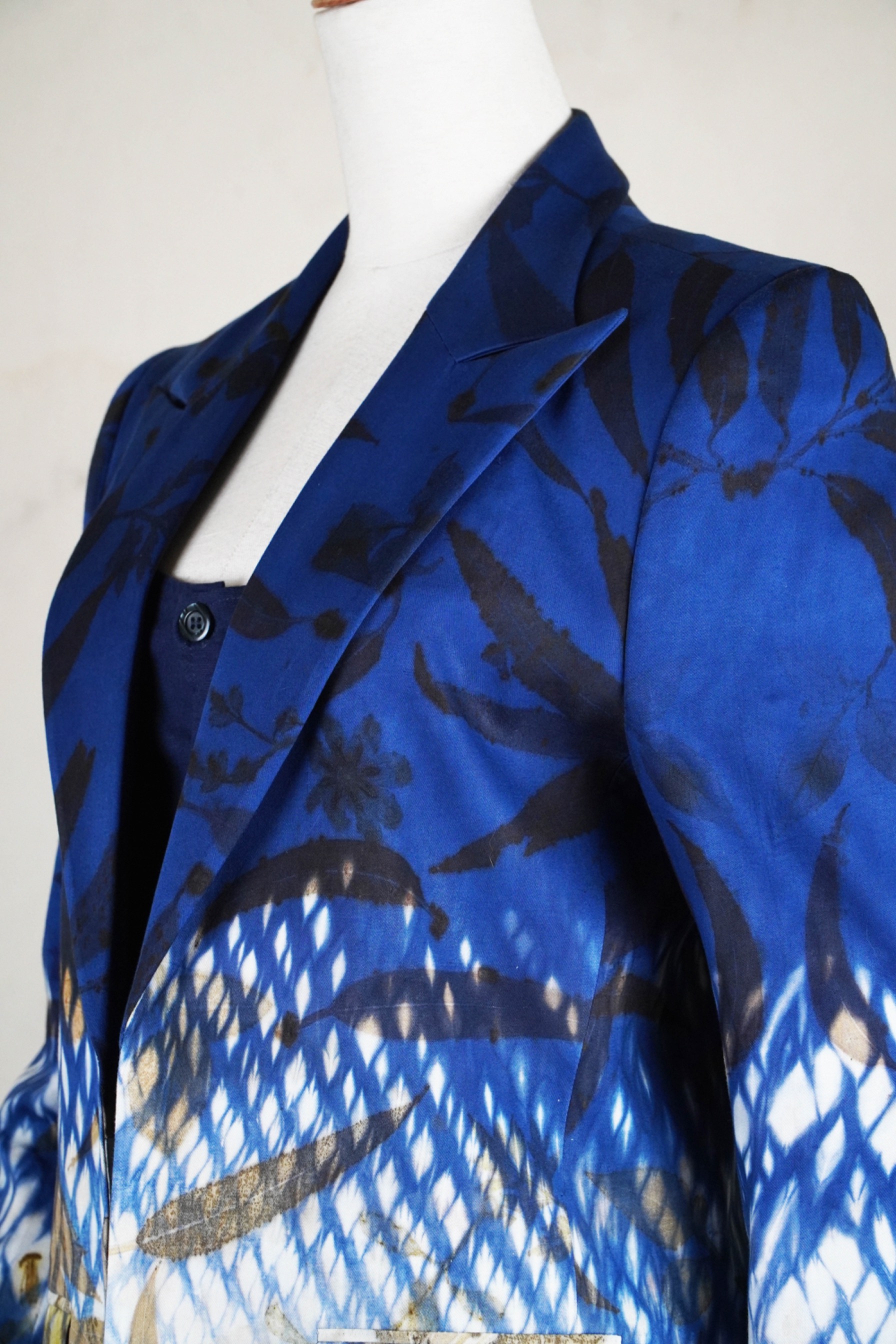 BOOLAO Shibori On Ecoprint BLAZER