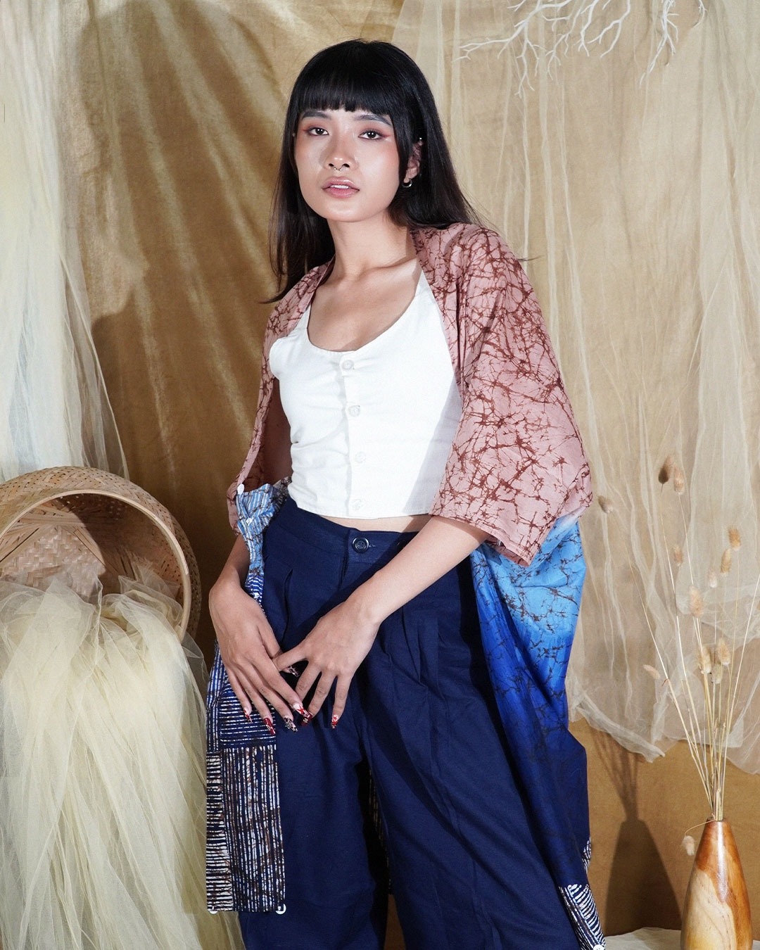 BOOLAO Outer Scarves Lembayung