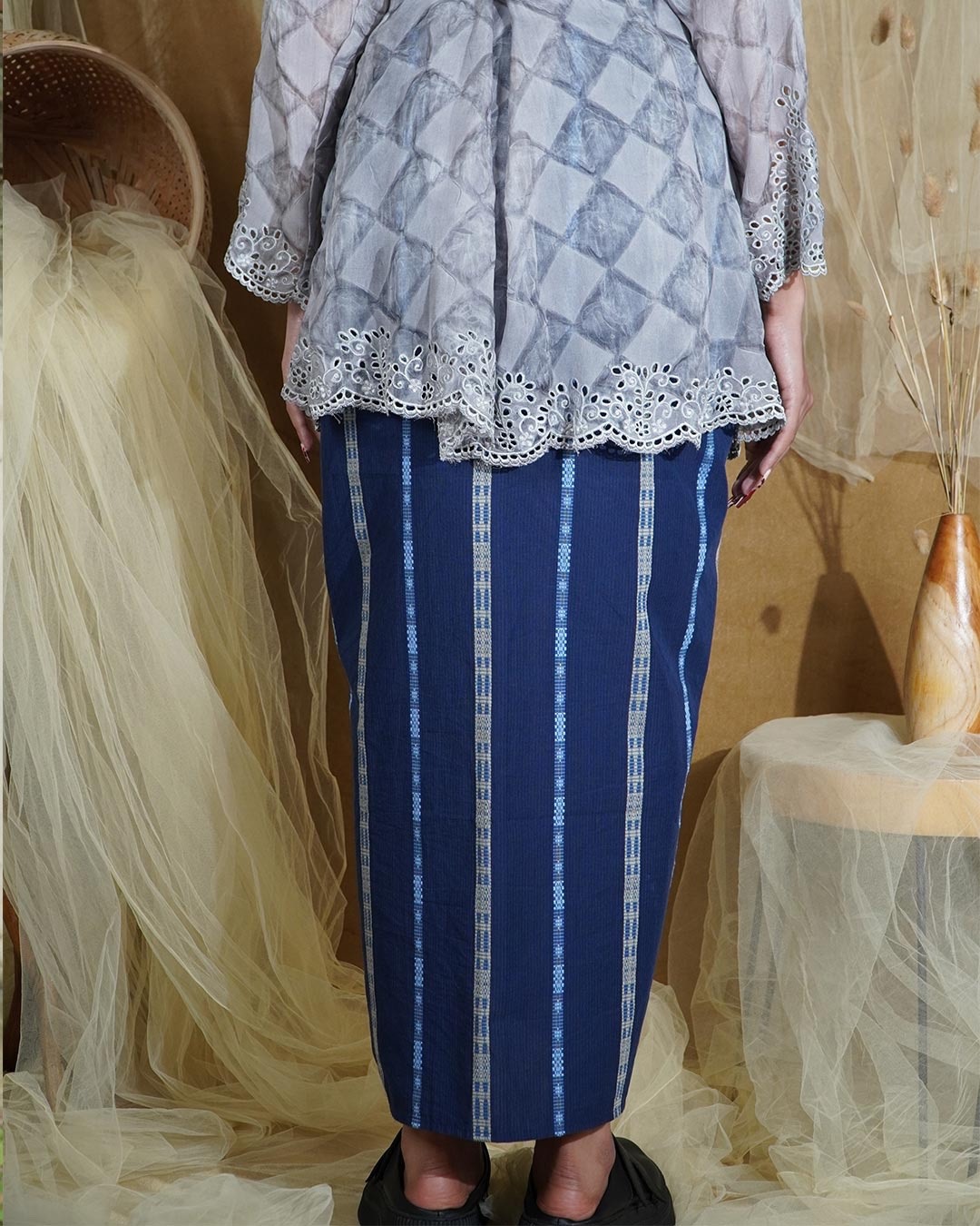 BOOLAO Lungsin Wrap Skirt (Rok Lilit Ikat)