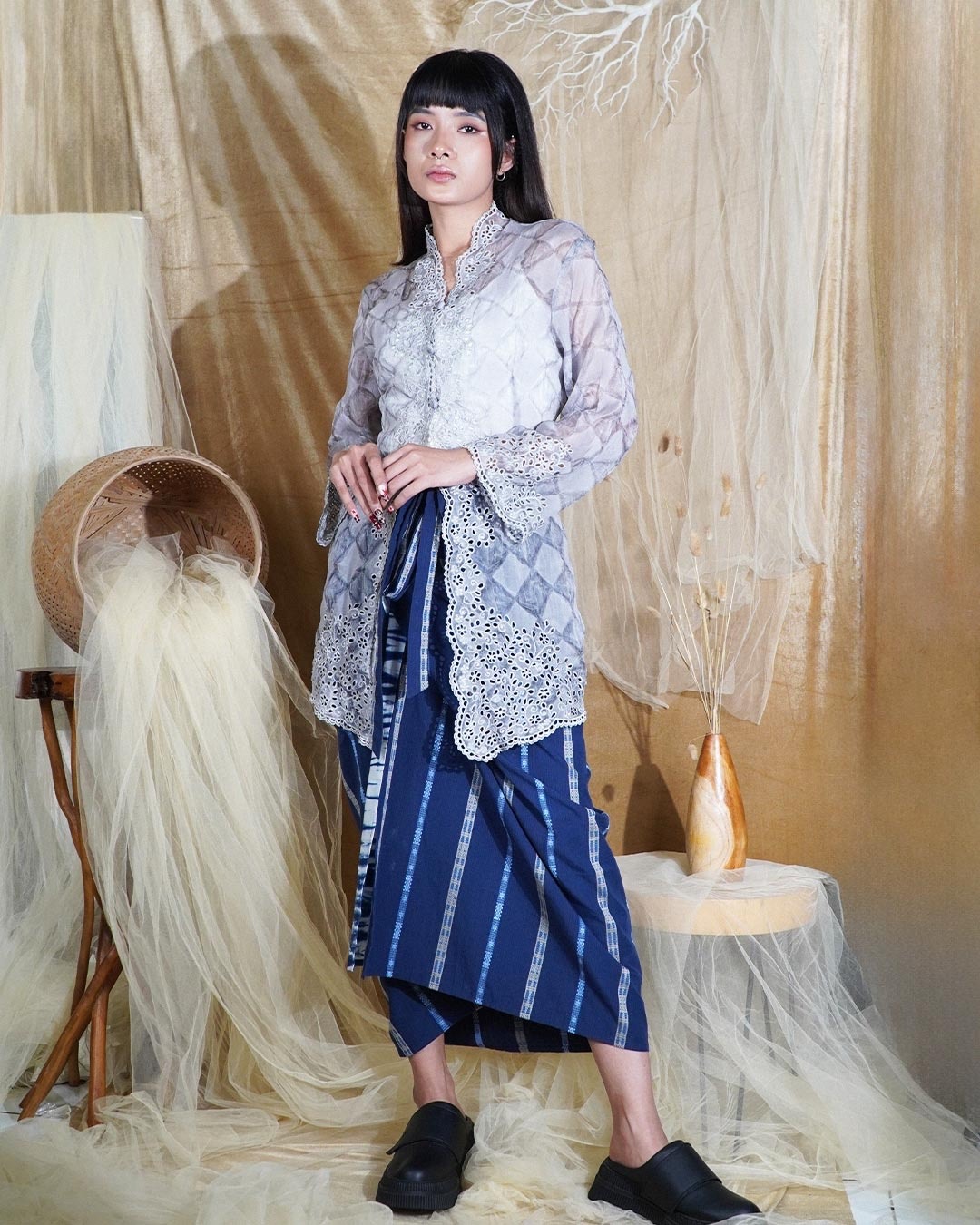 BOOLAO Lungsin Wrap Skirt (Rok Lilit Ikat)