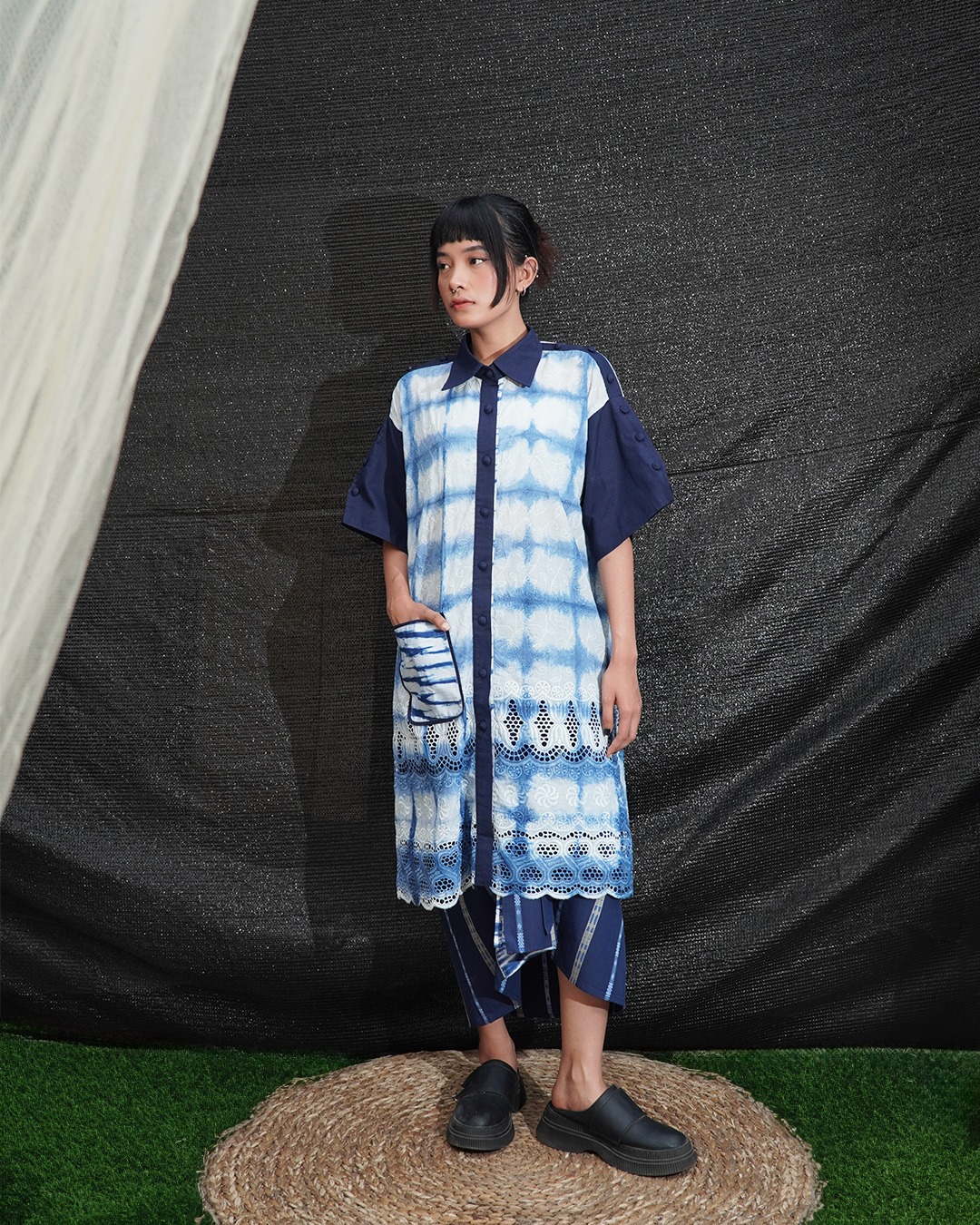BOOLAO Tunik Shibroidery Arashi