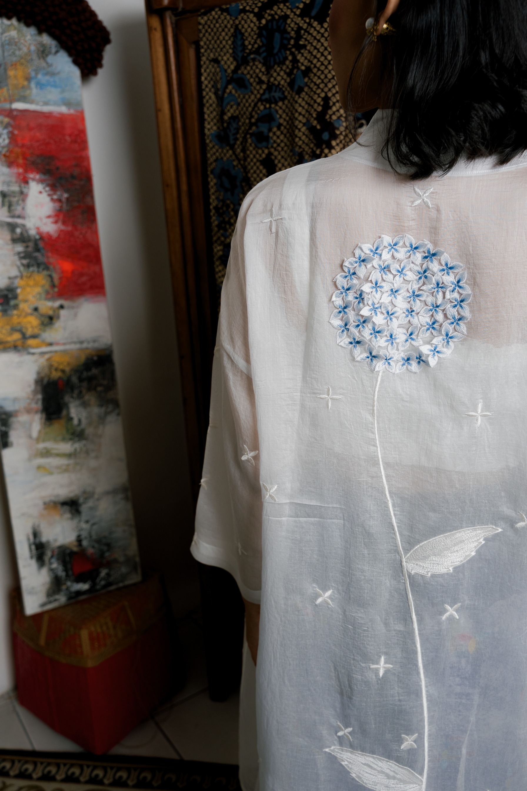 BOOLAO Kembang Borondong Kebaya Tunik Panjang