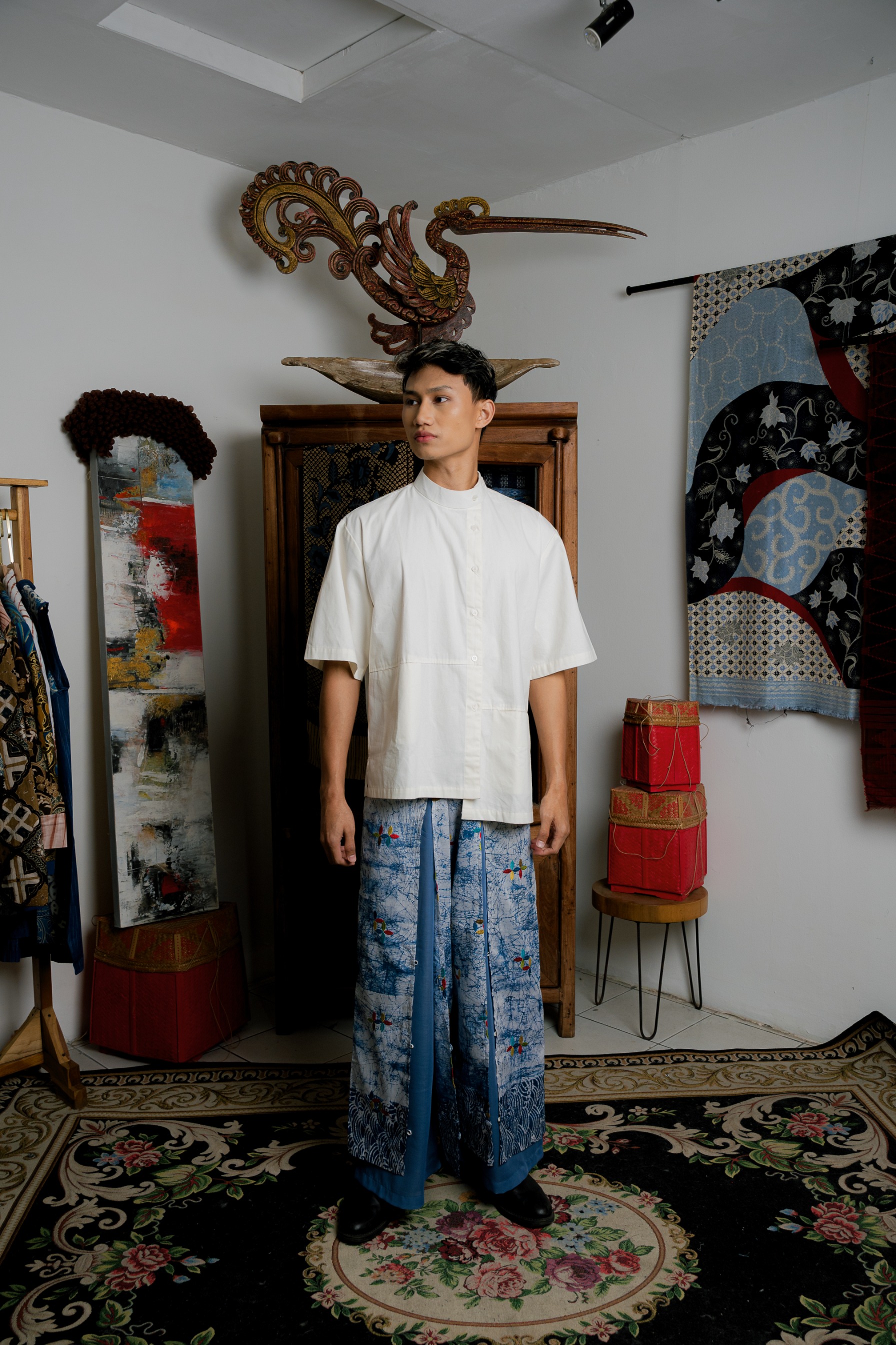 BOOLAO RIAK Celana Hakama Ikat Unisex