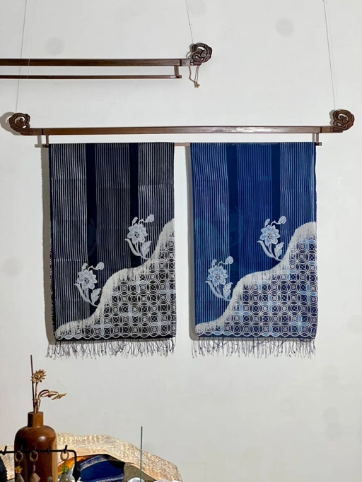 Boolao Scarf Batik Cap Lukis 