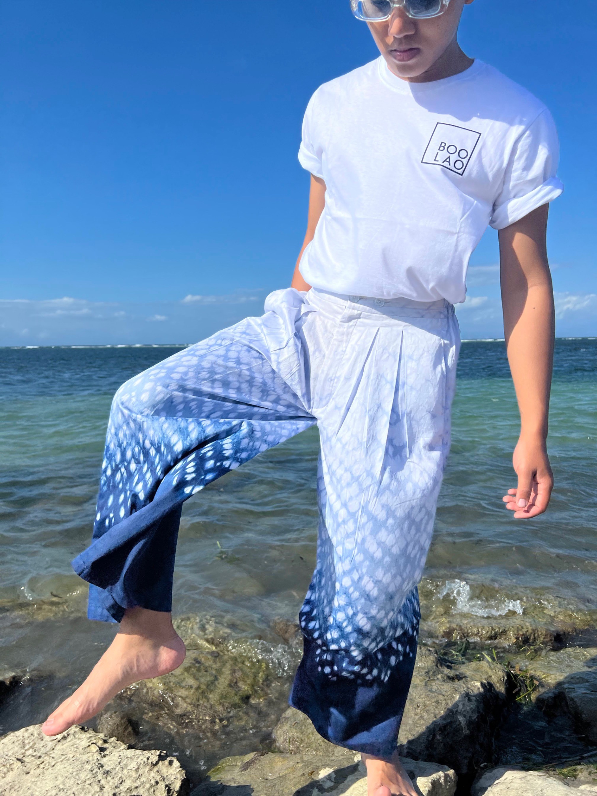 BOOLAO Ombre Shibori Pants