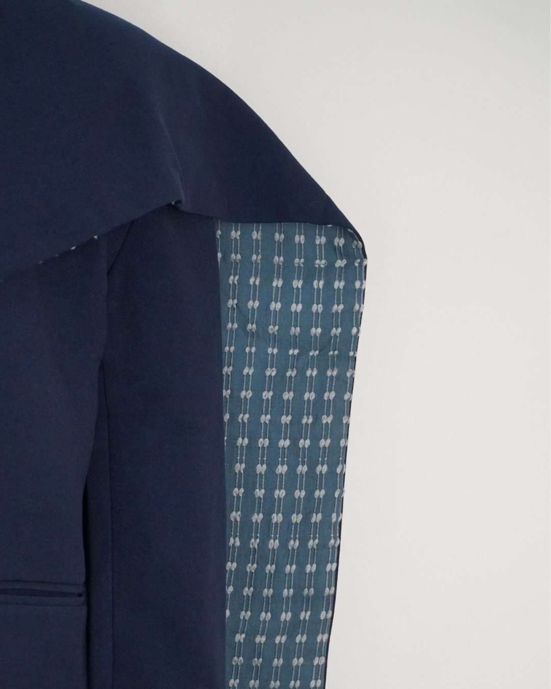 BOOLAO Blazer Janggan Selendang - Biru Navy