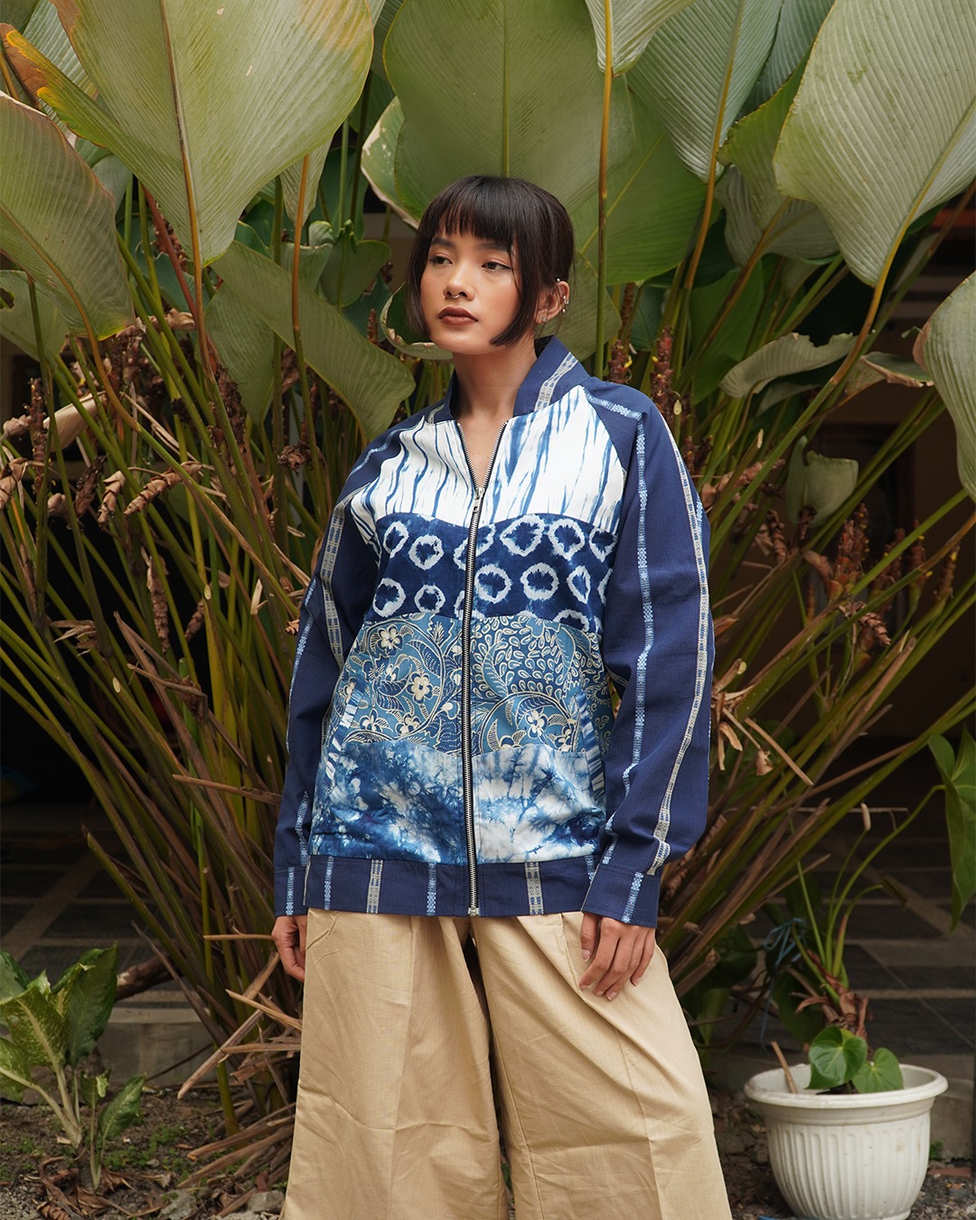 BOOLAO Ethnic Patchwork Jacket