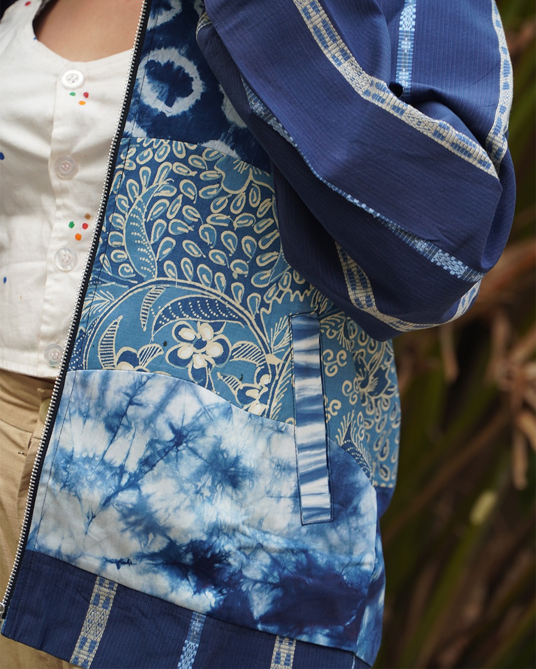 BOOLAO Ethnic Patchwork Jacket