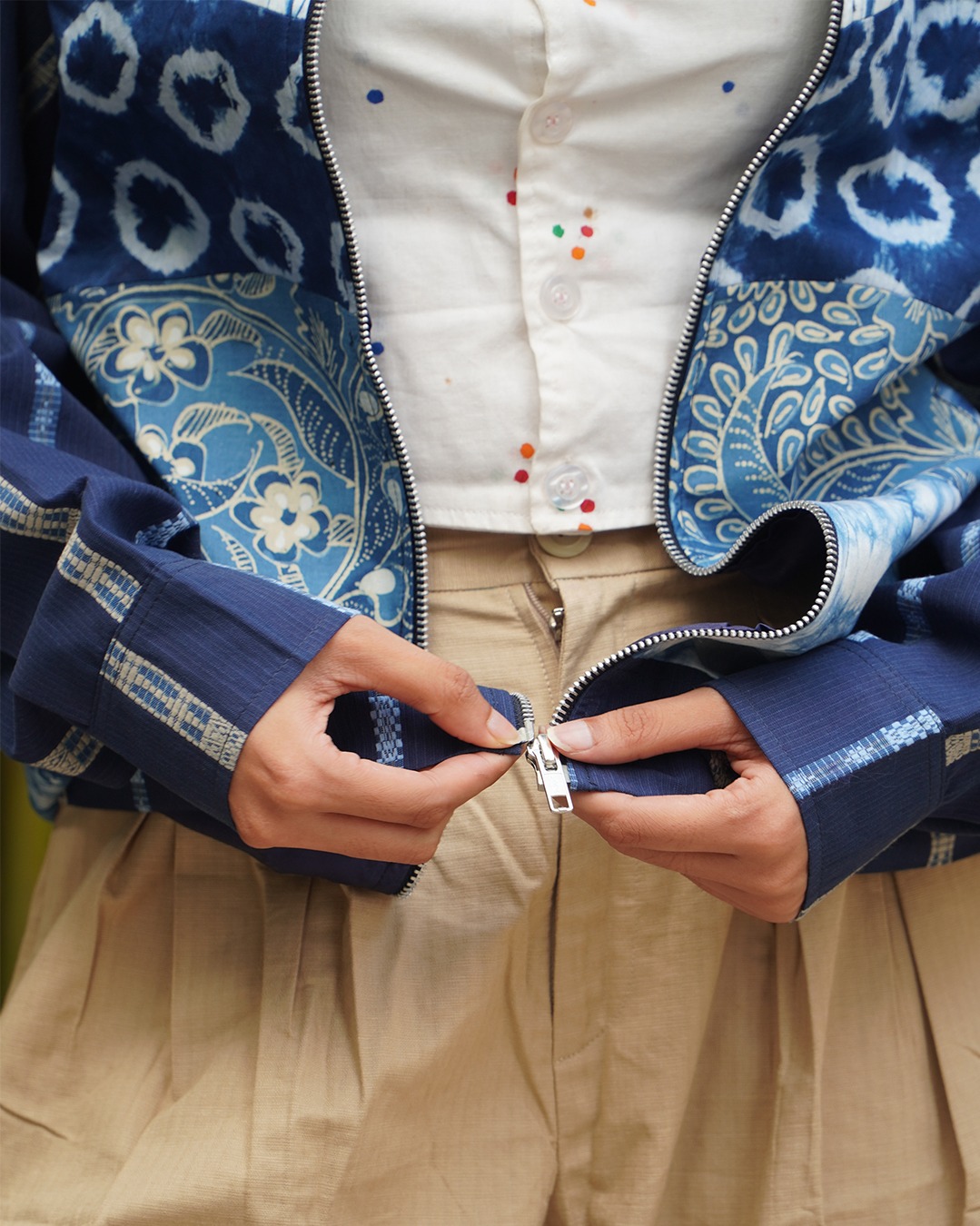 BOOLAO Ethnic Patchwork Jacket