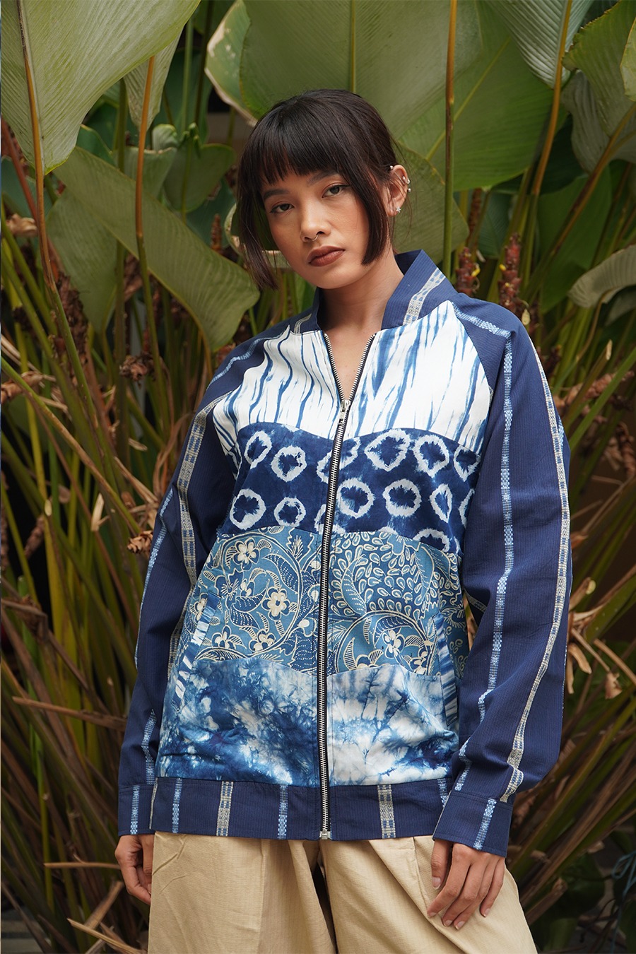 BOOLAO Ethnic Patchwork Jacket