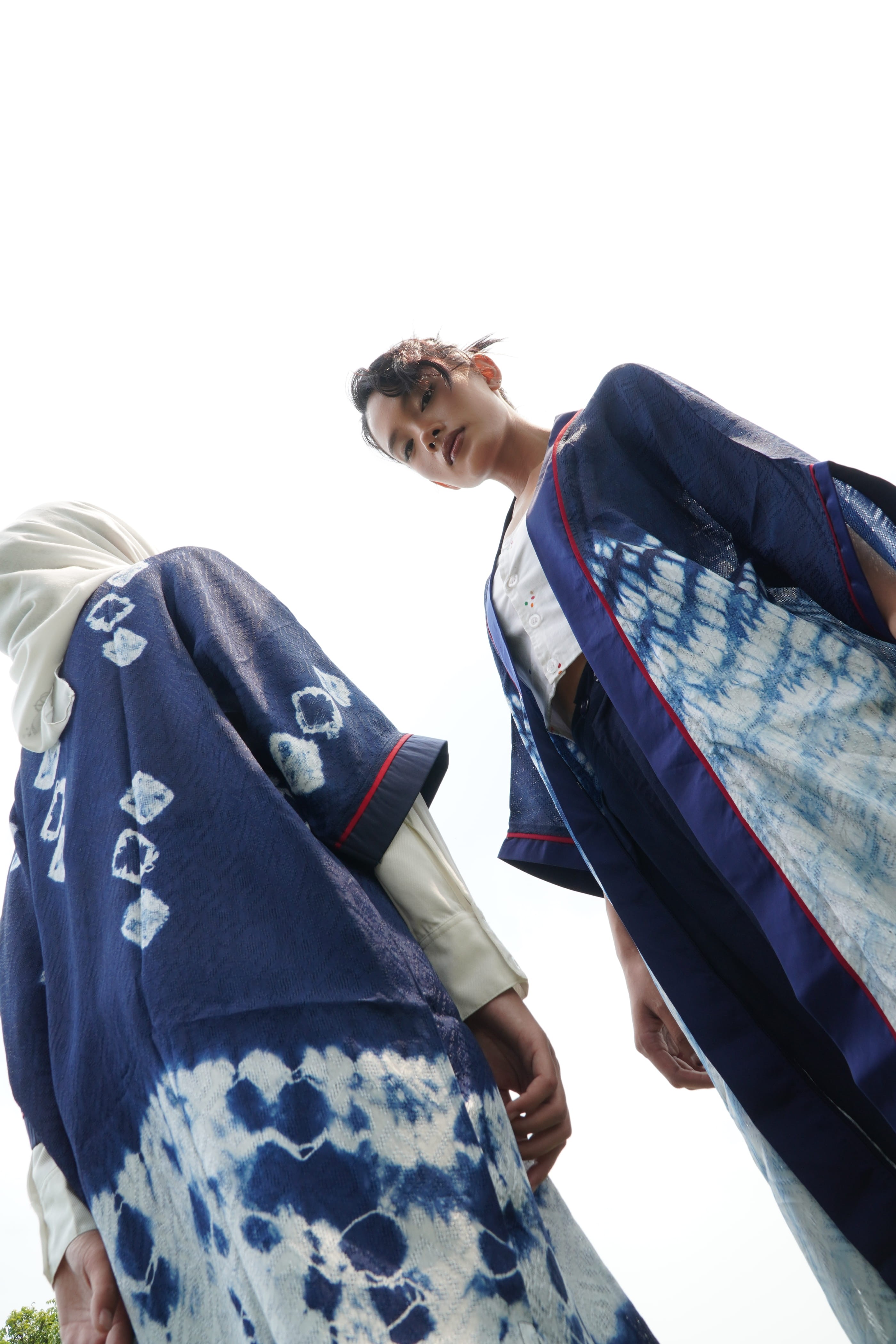 BOOLAO Arashi Midi Outer Shibori