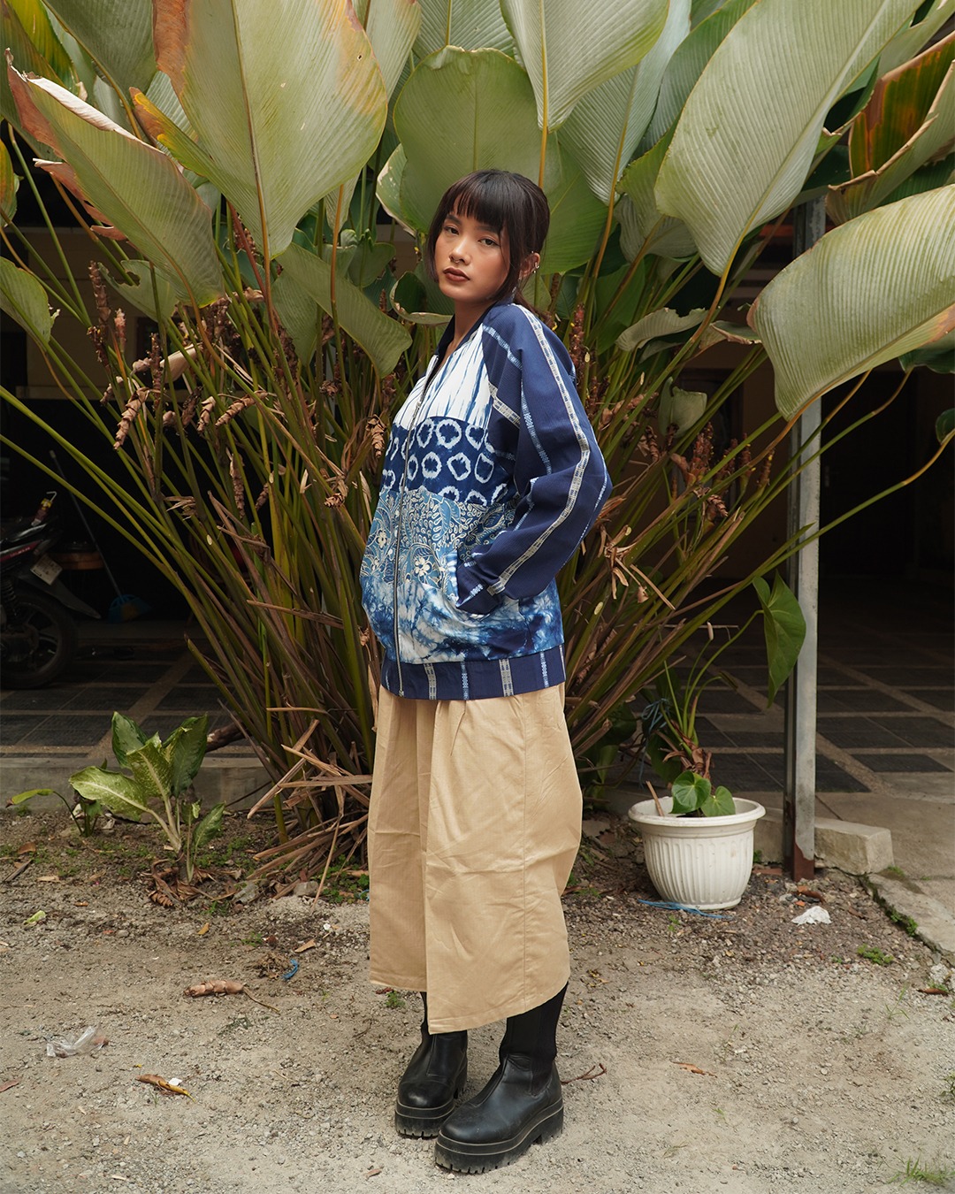 BOOLAO Ethnic Patchwork Jacket