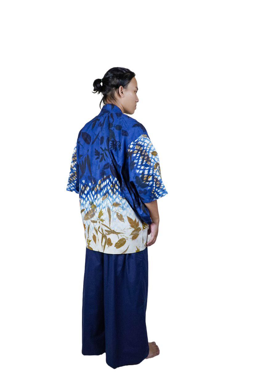 BOOLAO Shibori On Ecoprint Outer