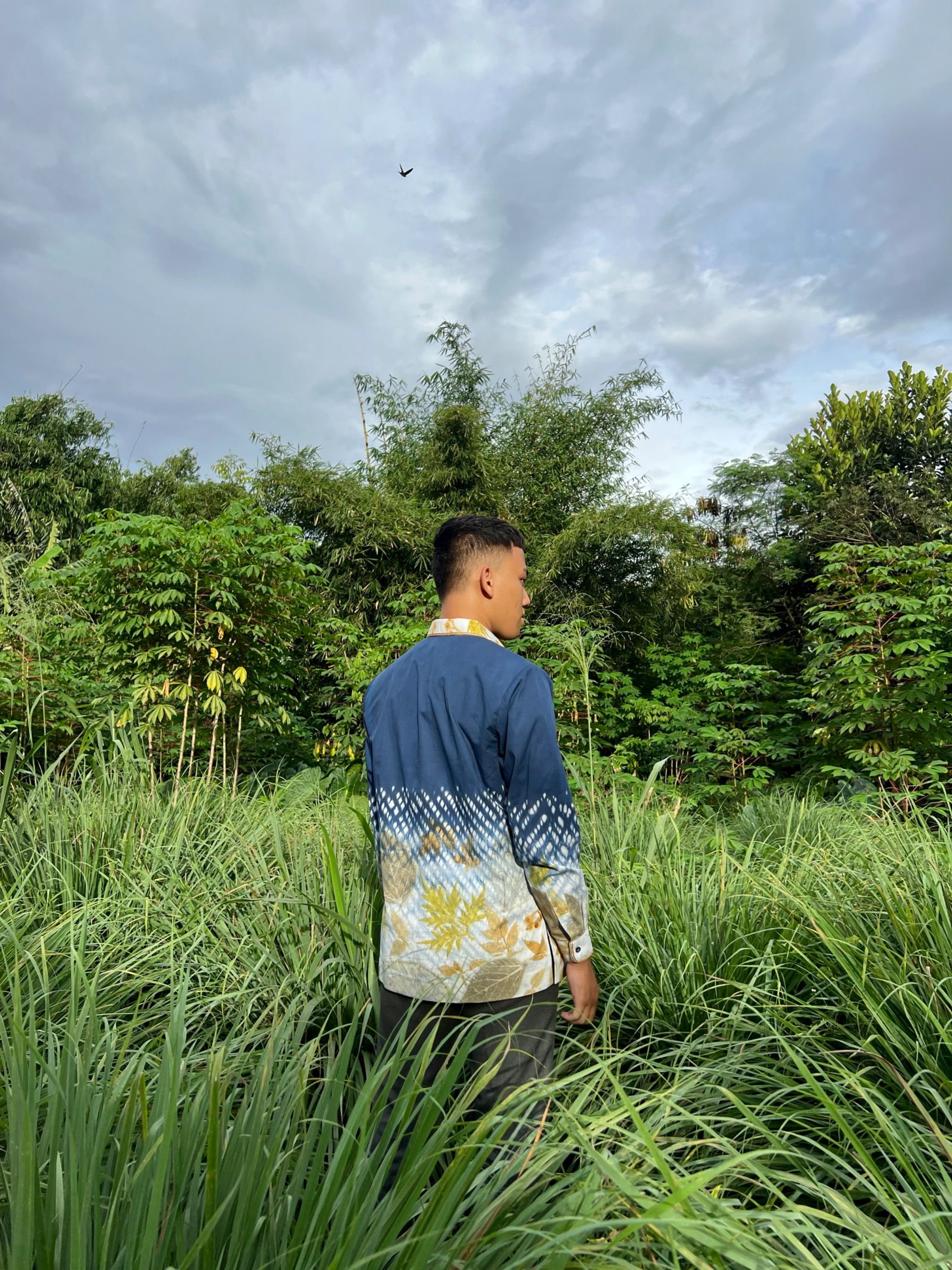 BOOLAO Kemeja Arashi Ecoprint