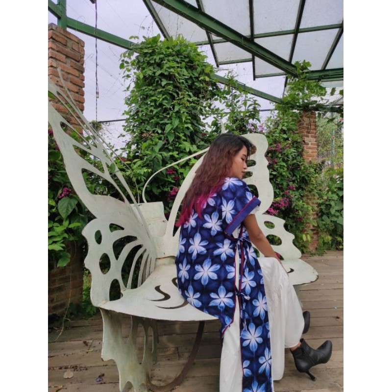 BOOLAO Sekka Outer Shawl Shibori