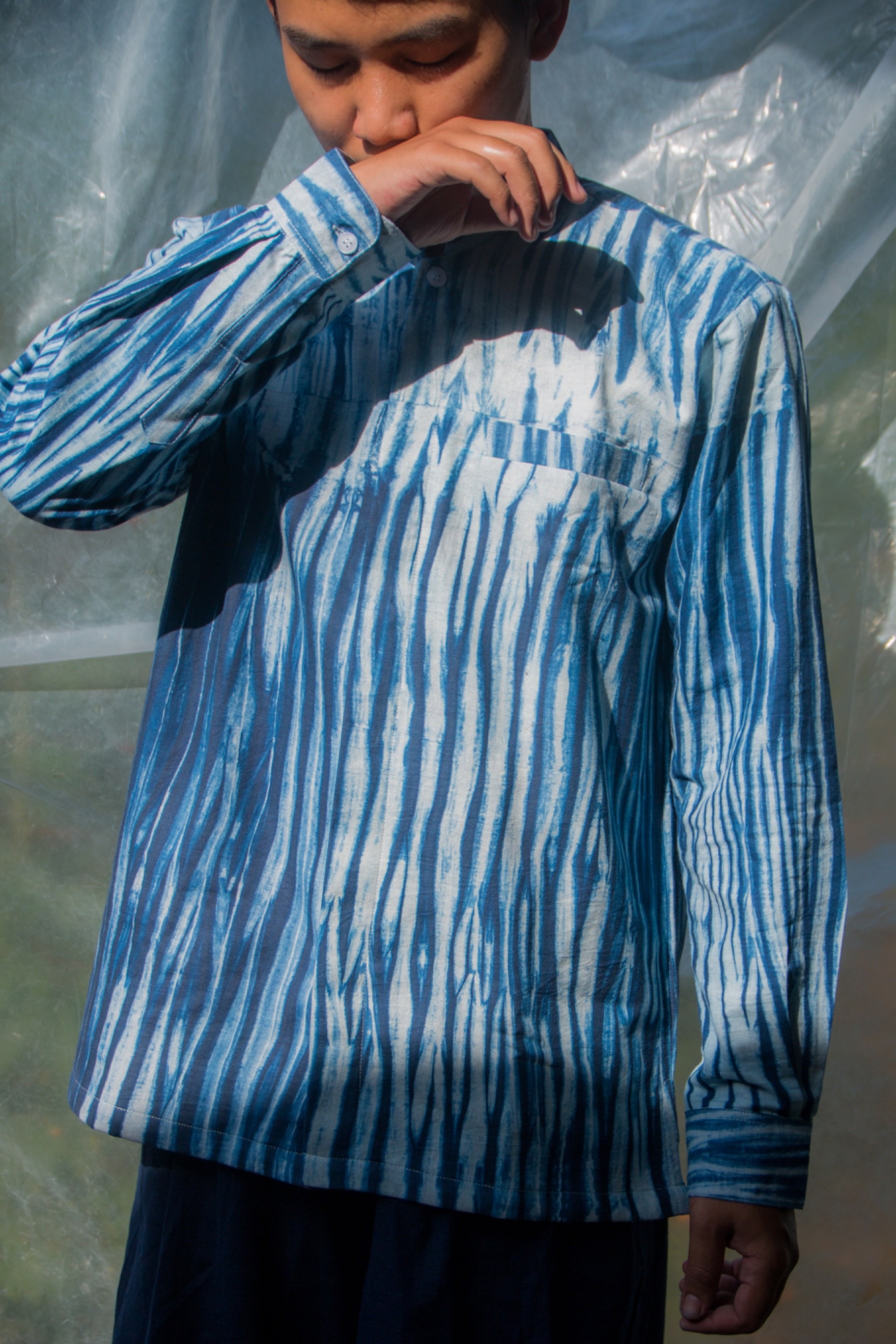 BOOLAO Kemeja Chiangi Arashi Blue
