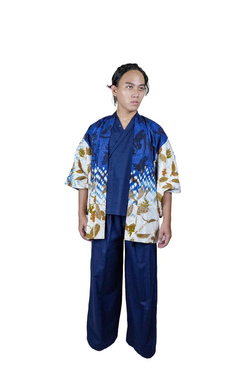 BOOLAO Shibori On Ecoprint Outer