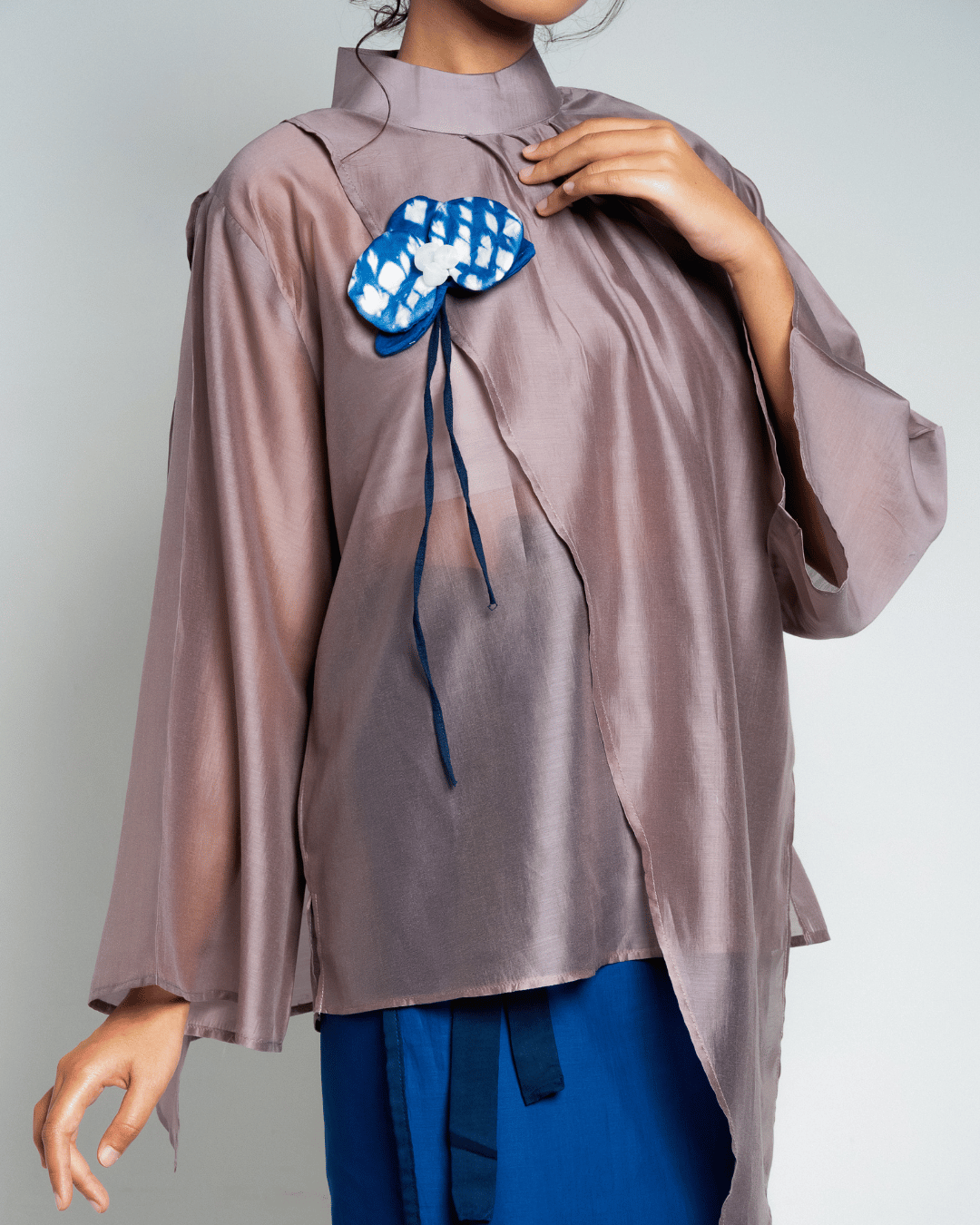 Blouse Nawang Wulan Long Sleeve - Mauve