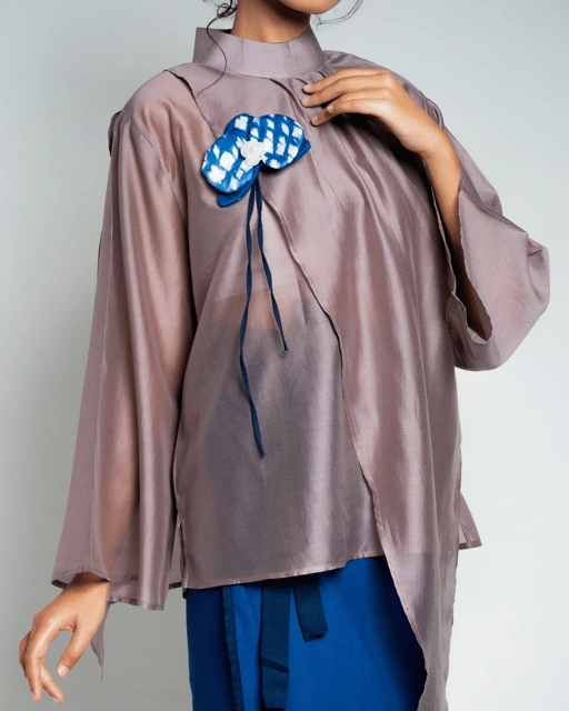 Blouse Nawang Wulan Long Sleeve - Mauve