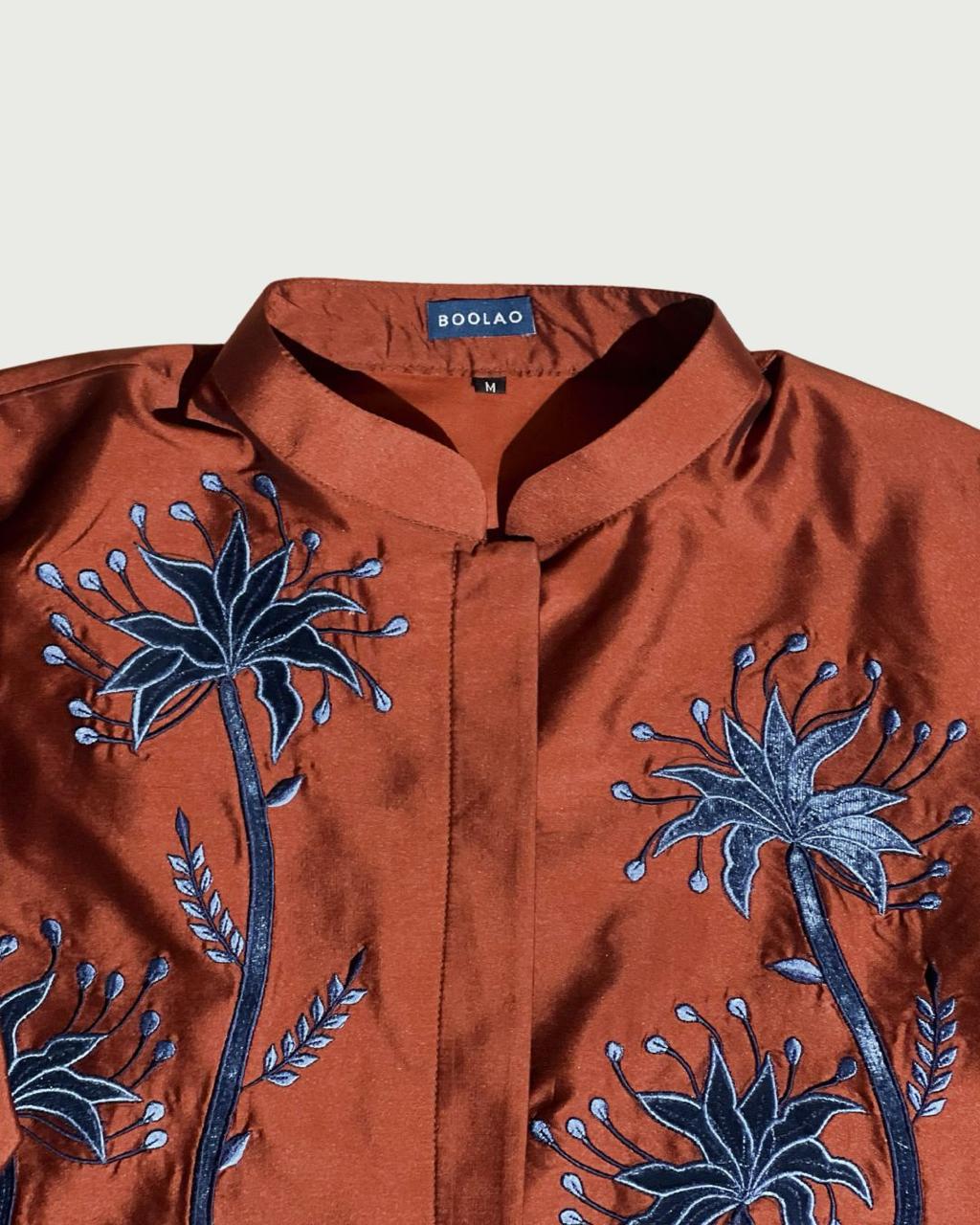 BOOLAO Blouse Outer Spider Lily Embroidery