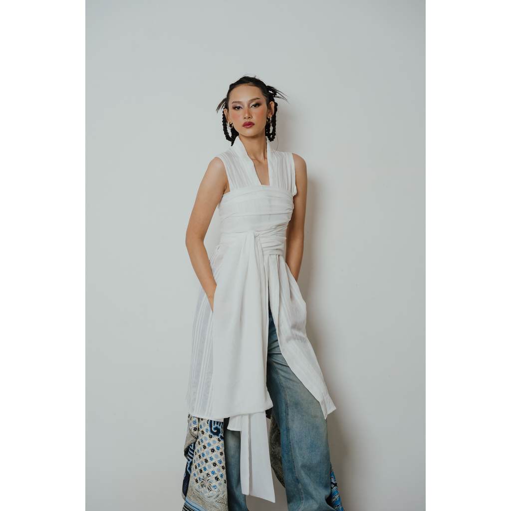 BOOLAO Kebaya Videlia Kemben Sleeveless Detachable (Outer Bongkar Pasang)