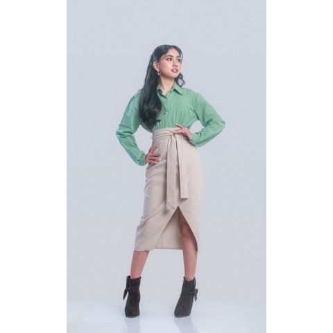 Picnic Panic Kemeja Basic Hijau Mint Matcha (Daily Basic Shirt)