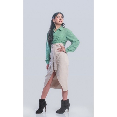 Picnic Panic Kemeja Basic Hijau Mint Matcha (Daily Basic Shirt)