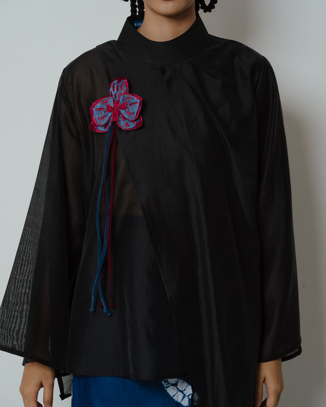 Blouse Nawang Wulan Long Sleeve - Black